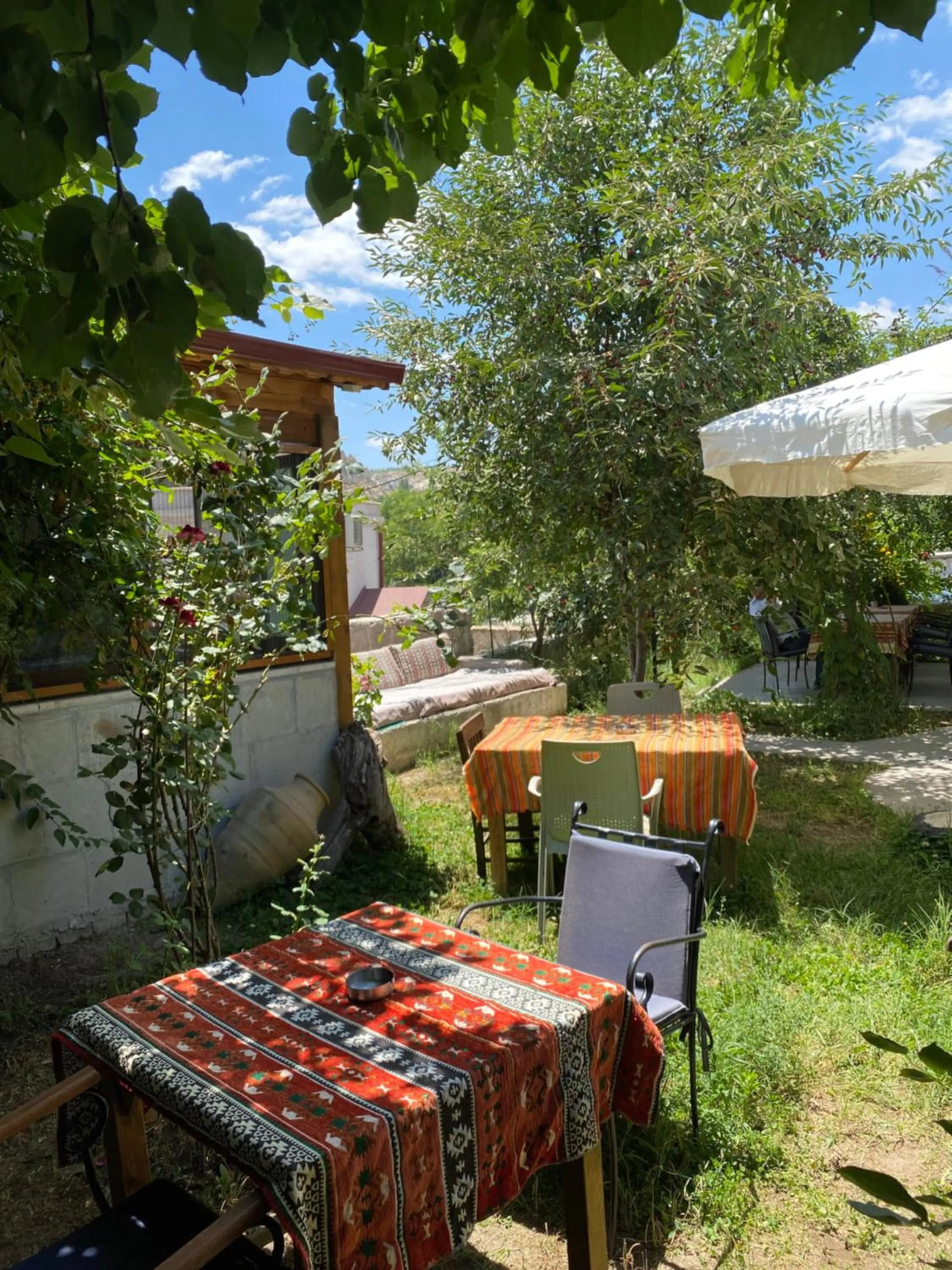 Patio in Kemal's Guest House