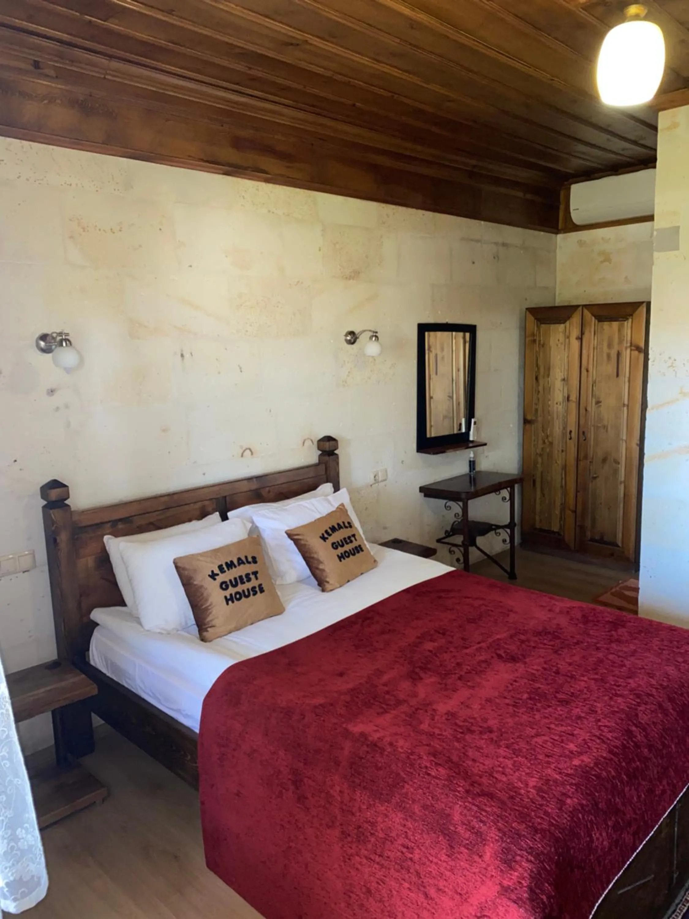 Bed in Kemal's Guest House