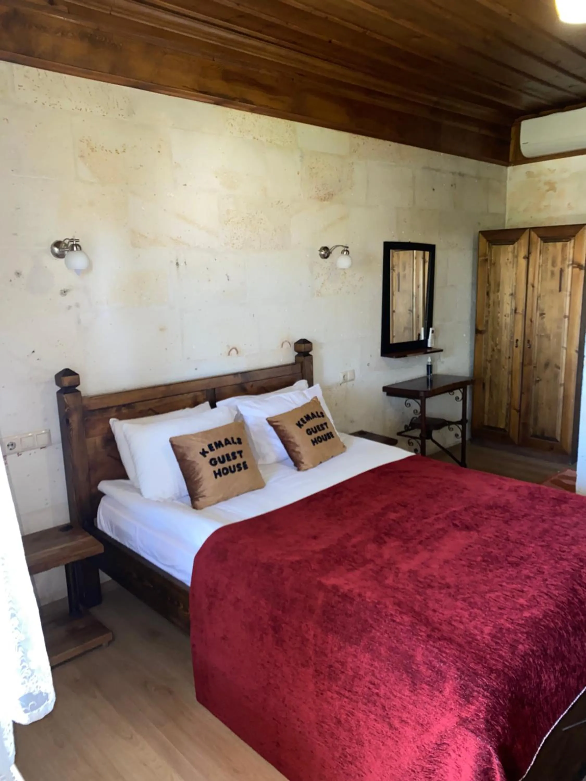 Bed in Kemal's Guest House