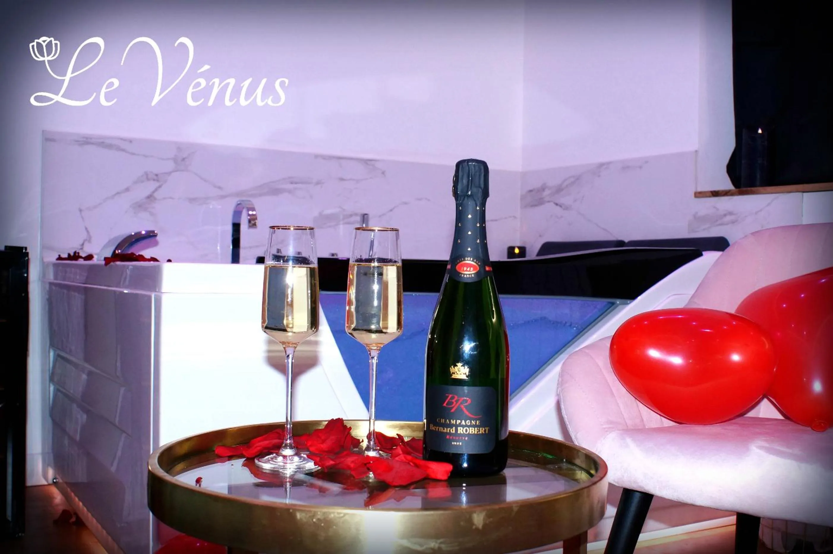 Le Vénus - Appartement SPA Privatif Balnéo Sauna