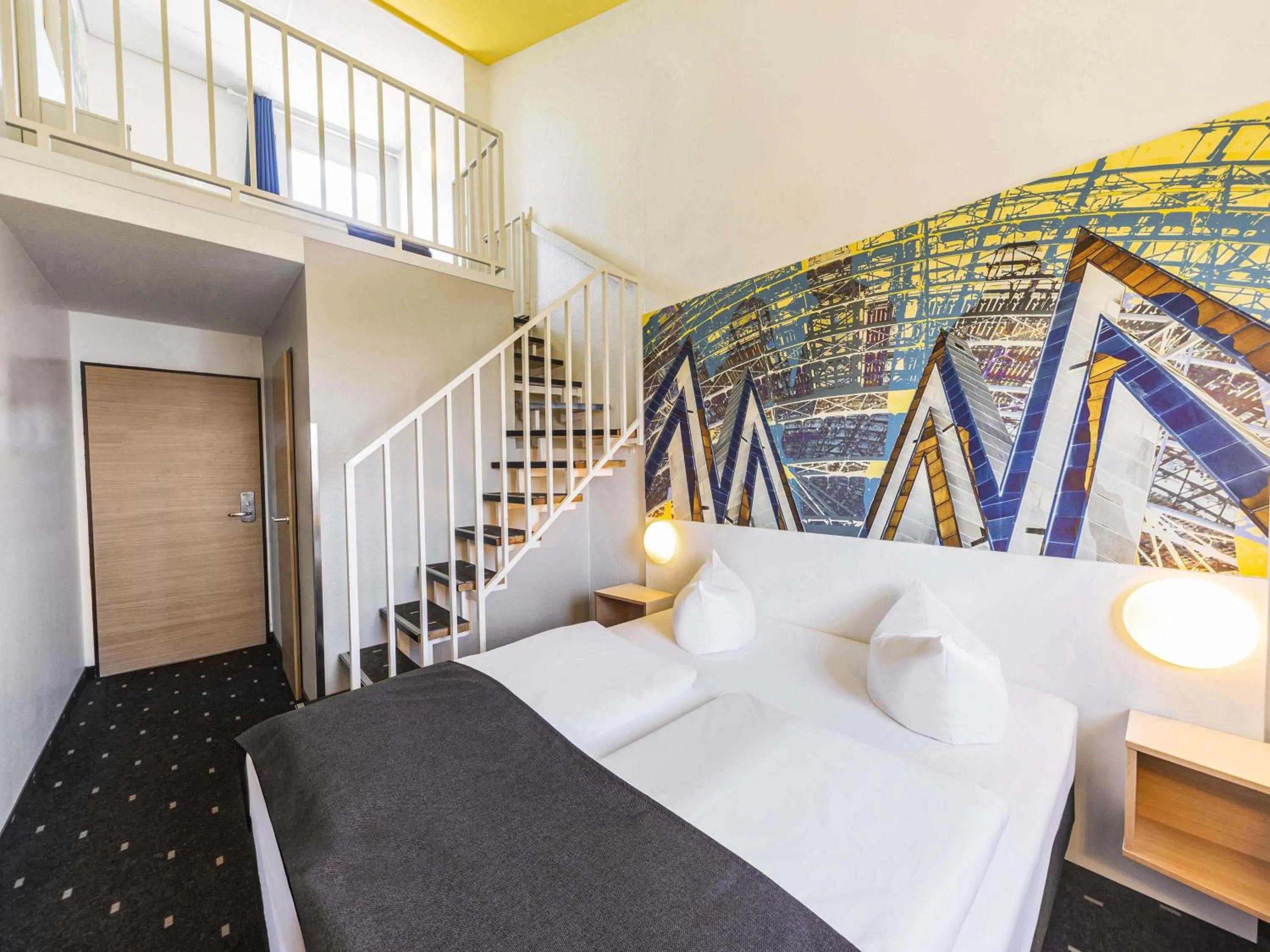 Photo of the whole room, Bed in B&B Hotel Leipzig-Nord