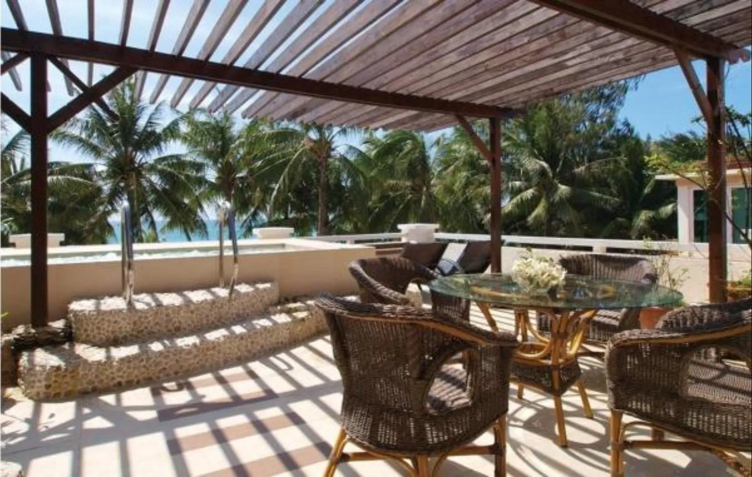 Balcony/Terrace in Boracay Mandarin Island Hotel