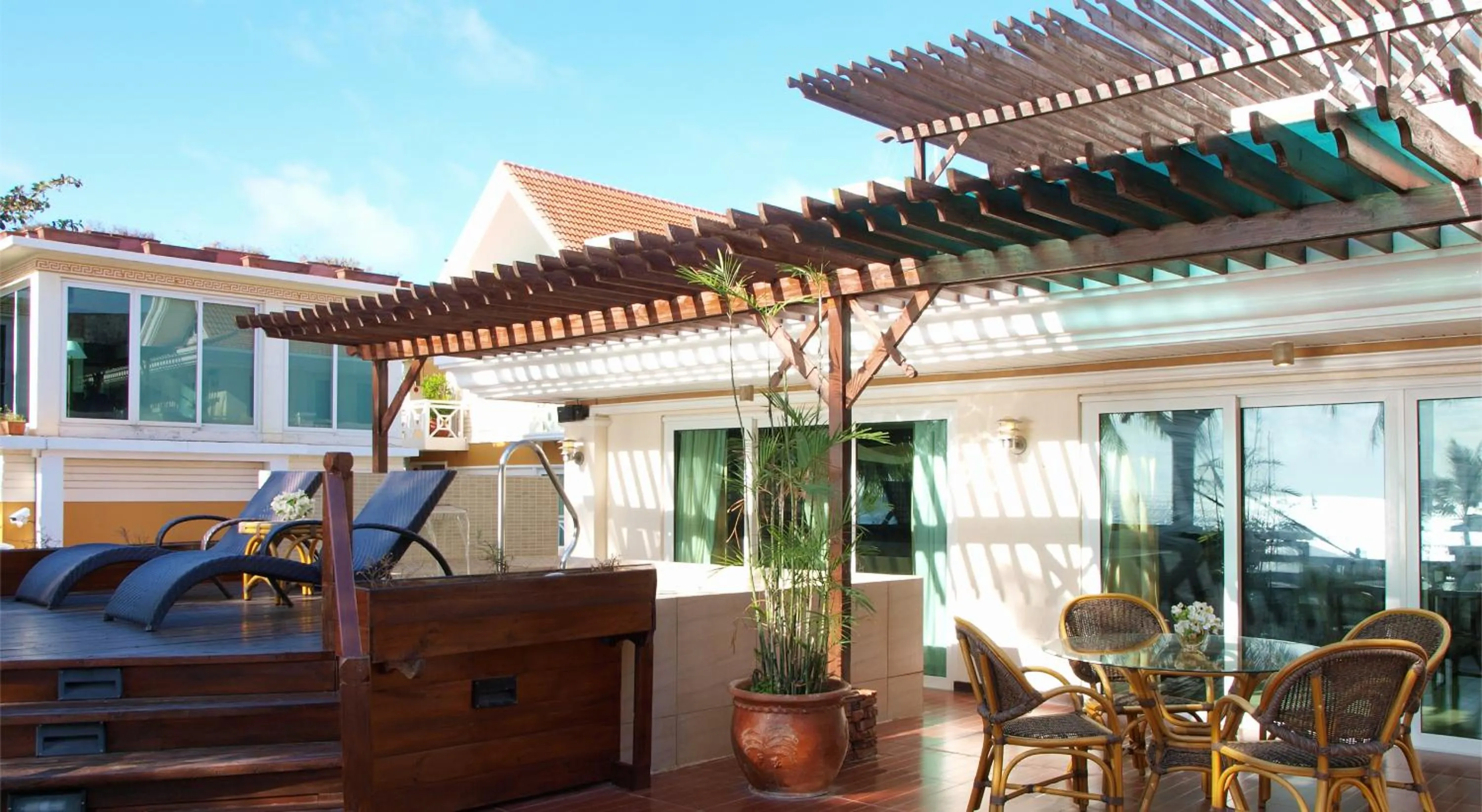 Balcony/Terrace in Boracay Mandarin Island Hotel