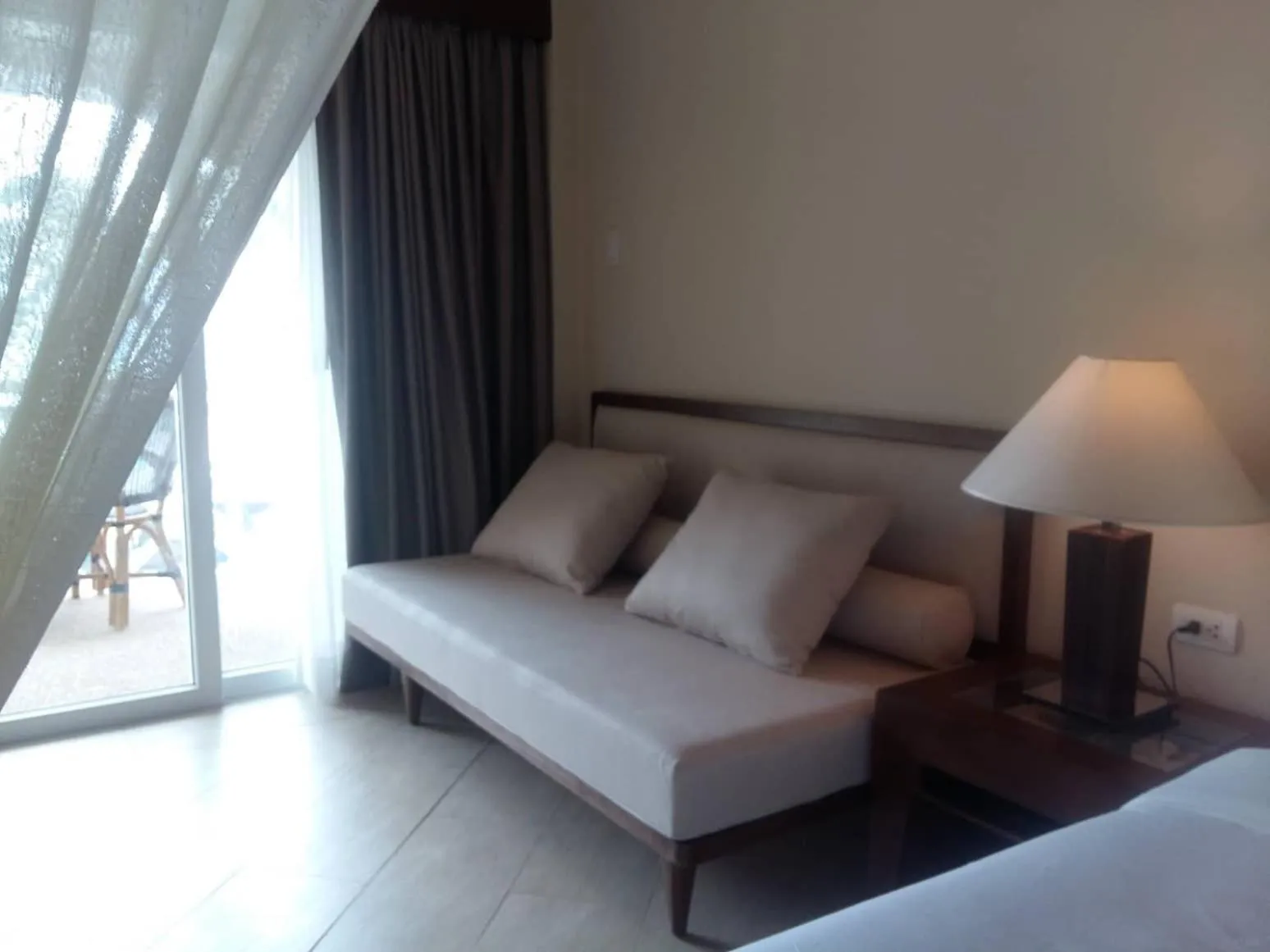 Seating area in Boracay Mandarin Island Hotel