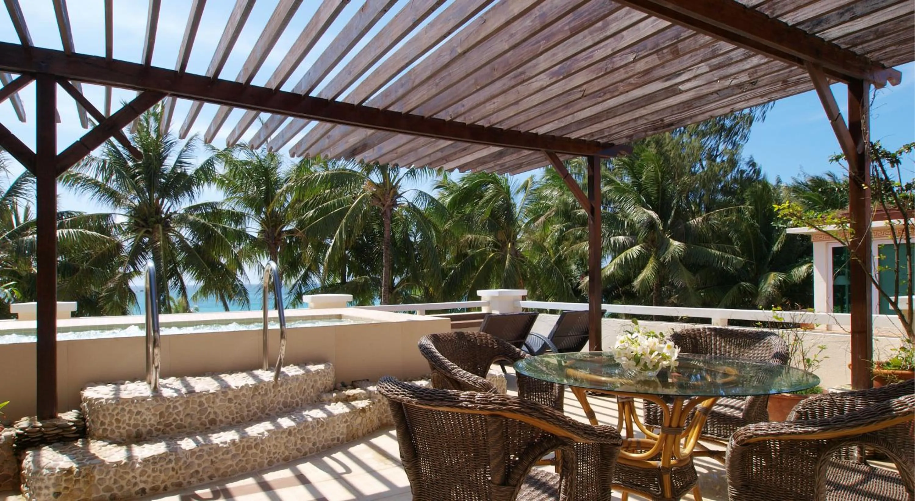 Balcony/Terrace in Boracay Mandarin Island Hotel