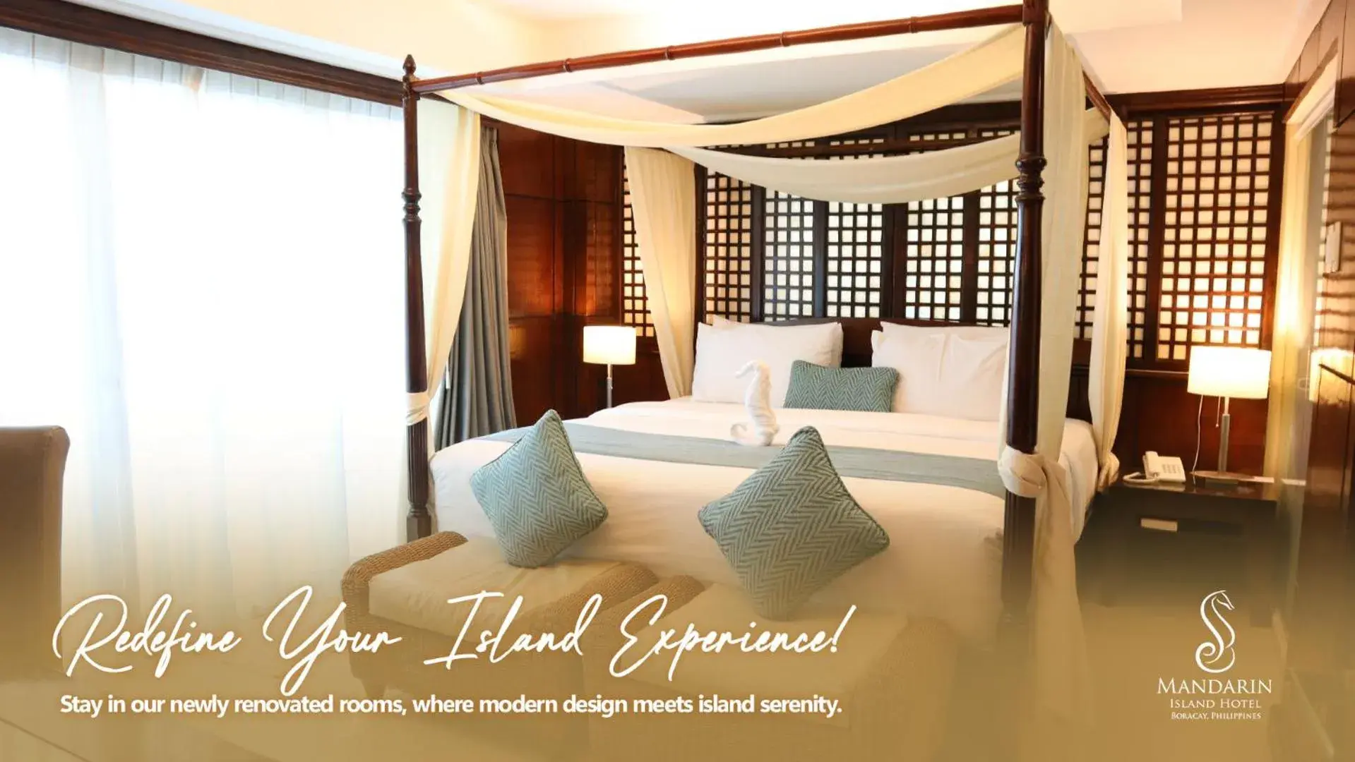 Bed in Boracay Mandarin Island Hotel Bed in Boracay Mandarin Island Hotel