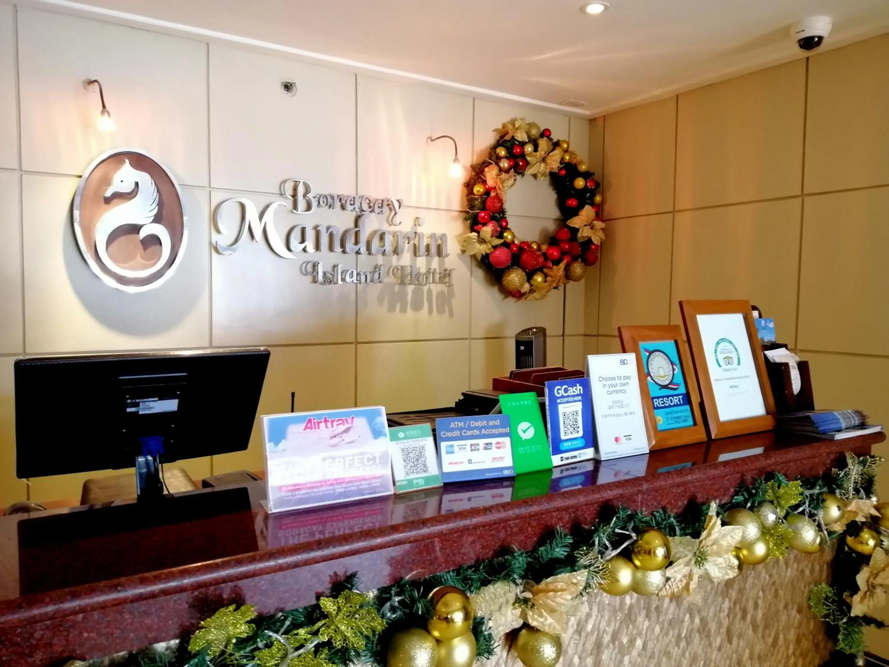 Property logo or sign in Boracay Mandarin Island Hotel