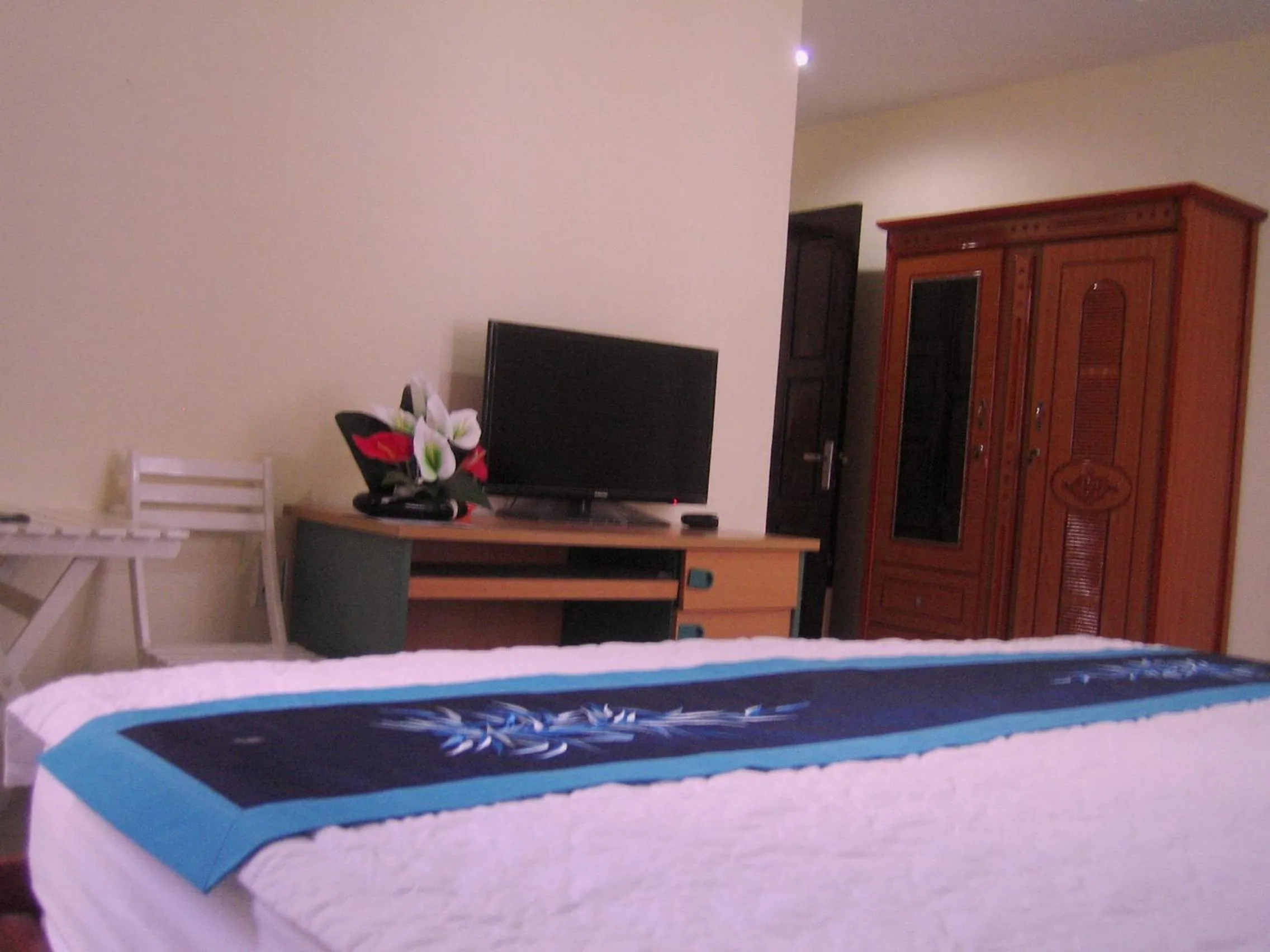 Bed in Champa Hue Hotel