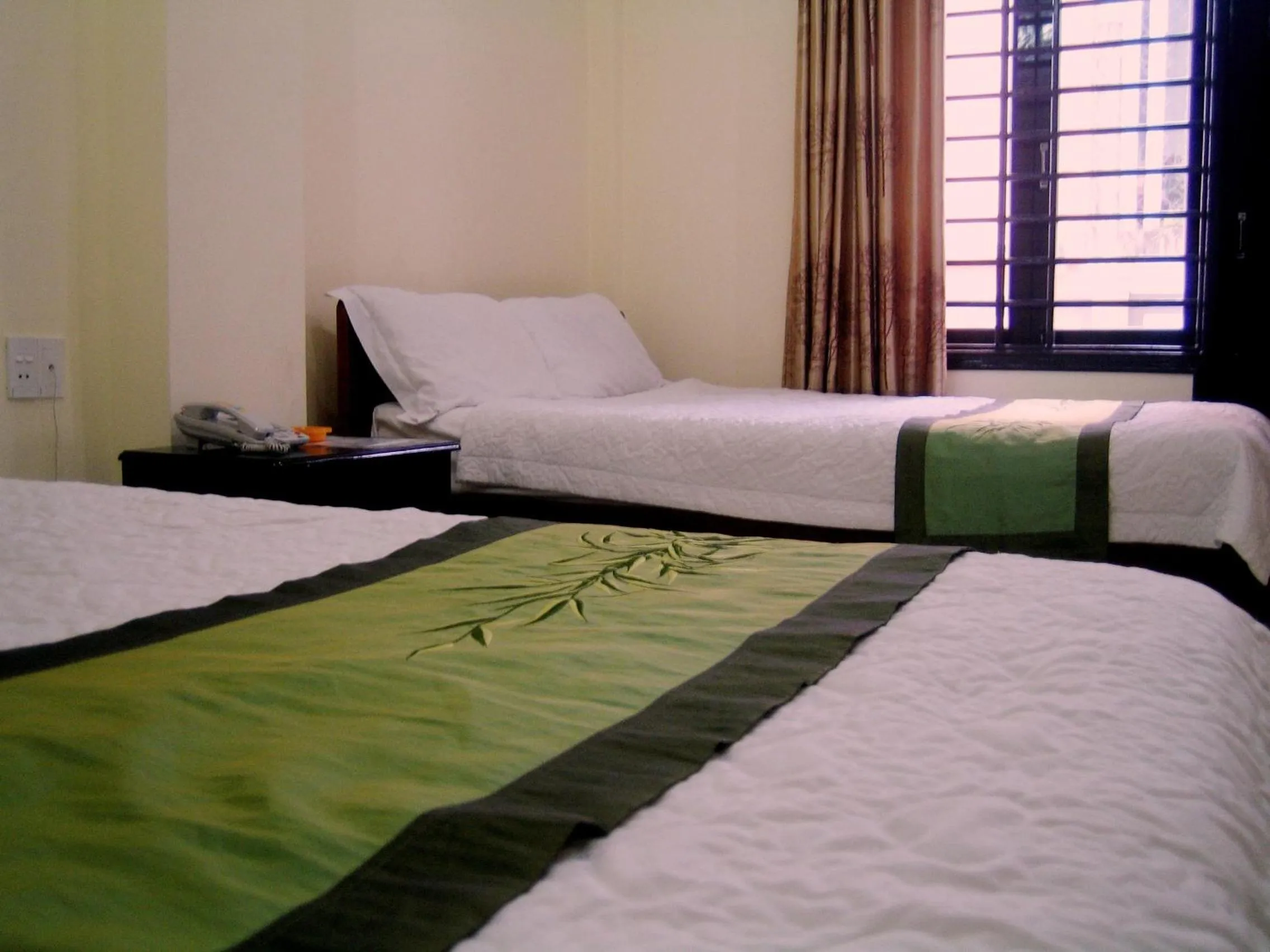 Night, Bed in Champa Hue Hotel