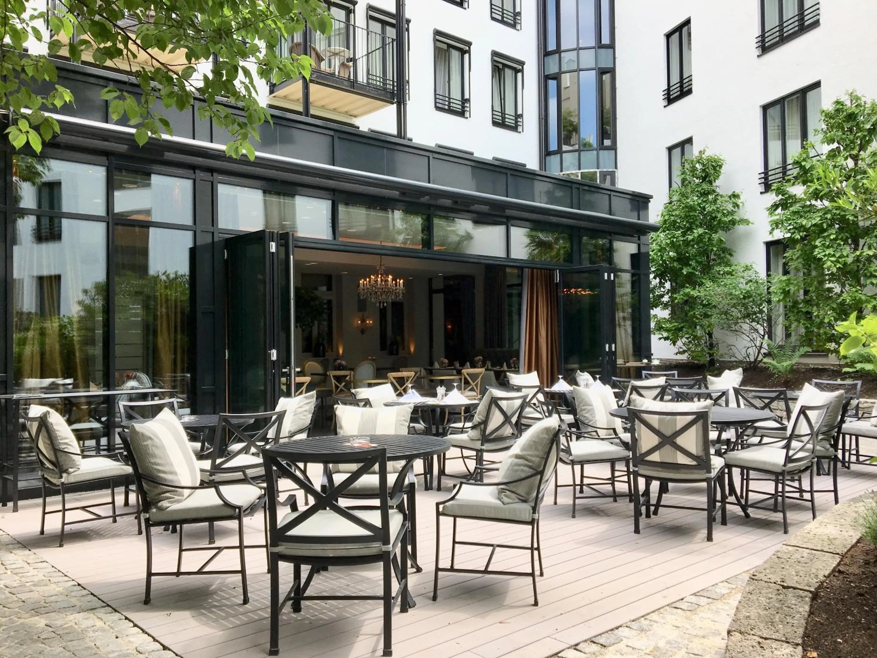 Balcony/Terrace in Hotel München Palace