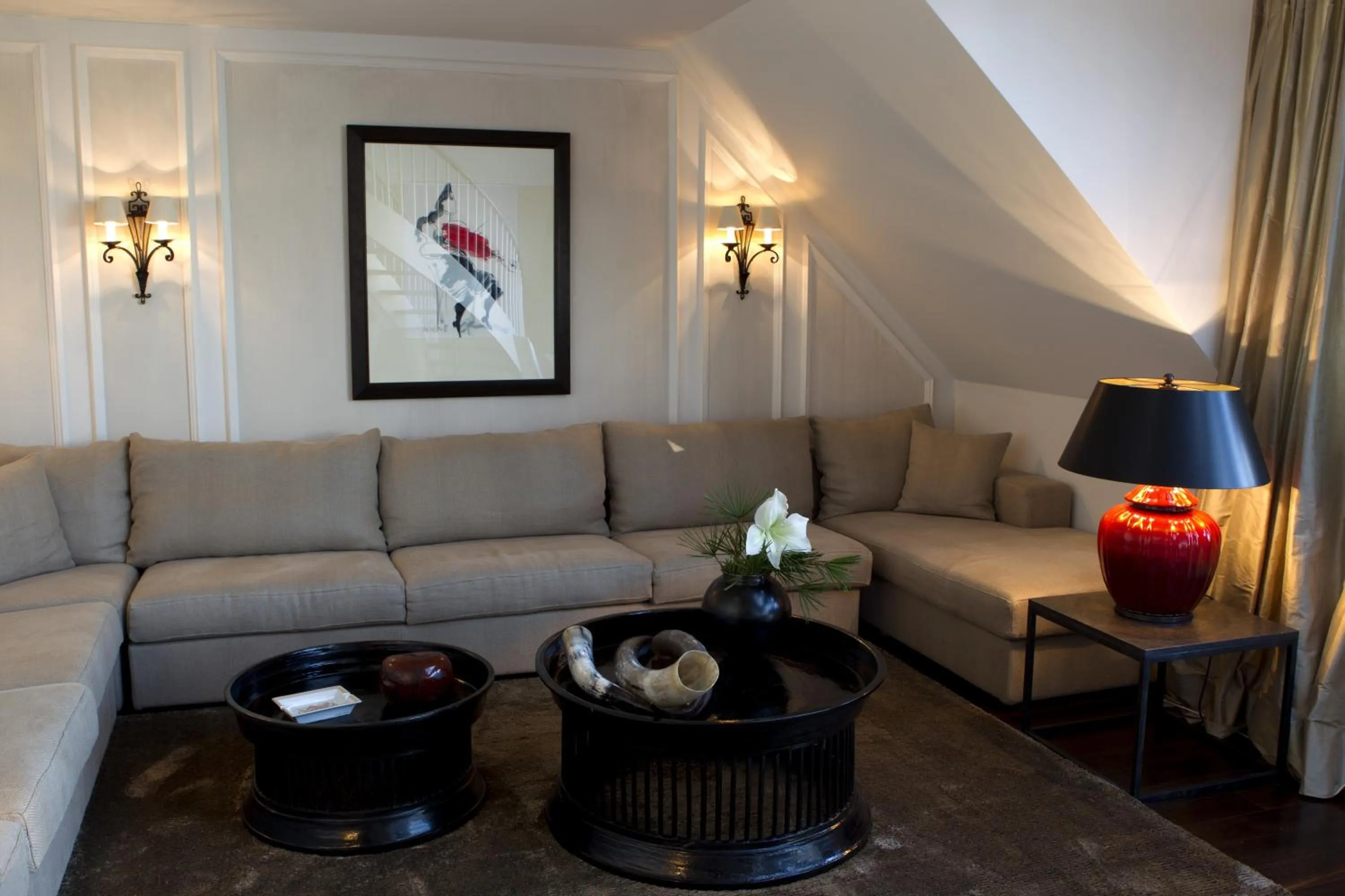 Living room in Hotel München Palace