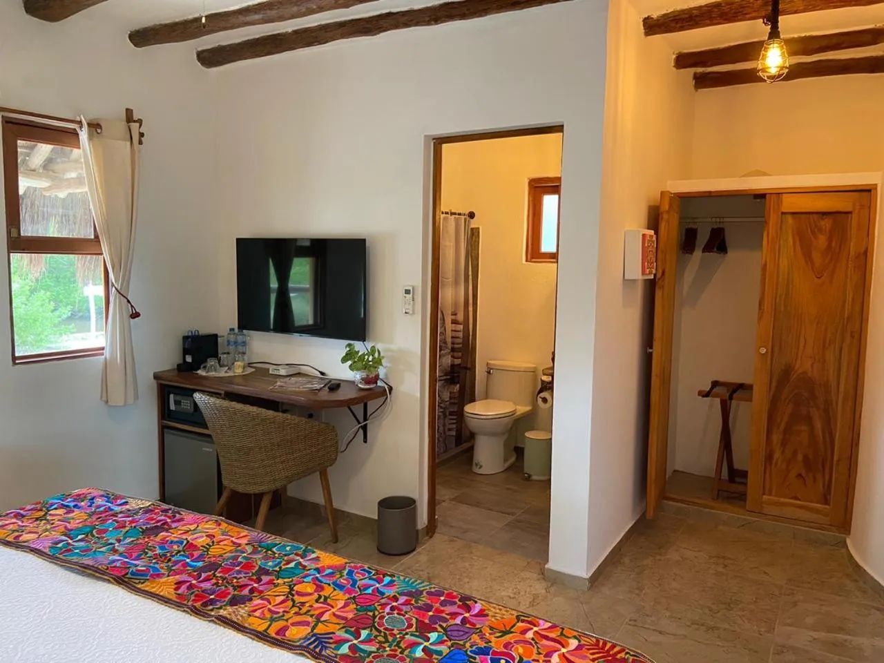 Bed in Casa Hridaya Hotel Boutique