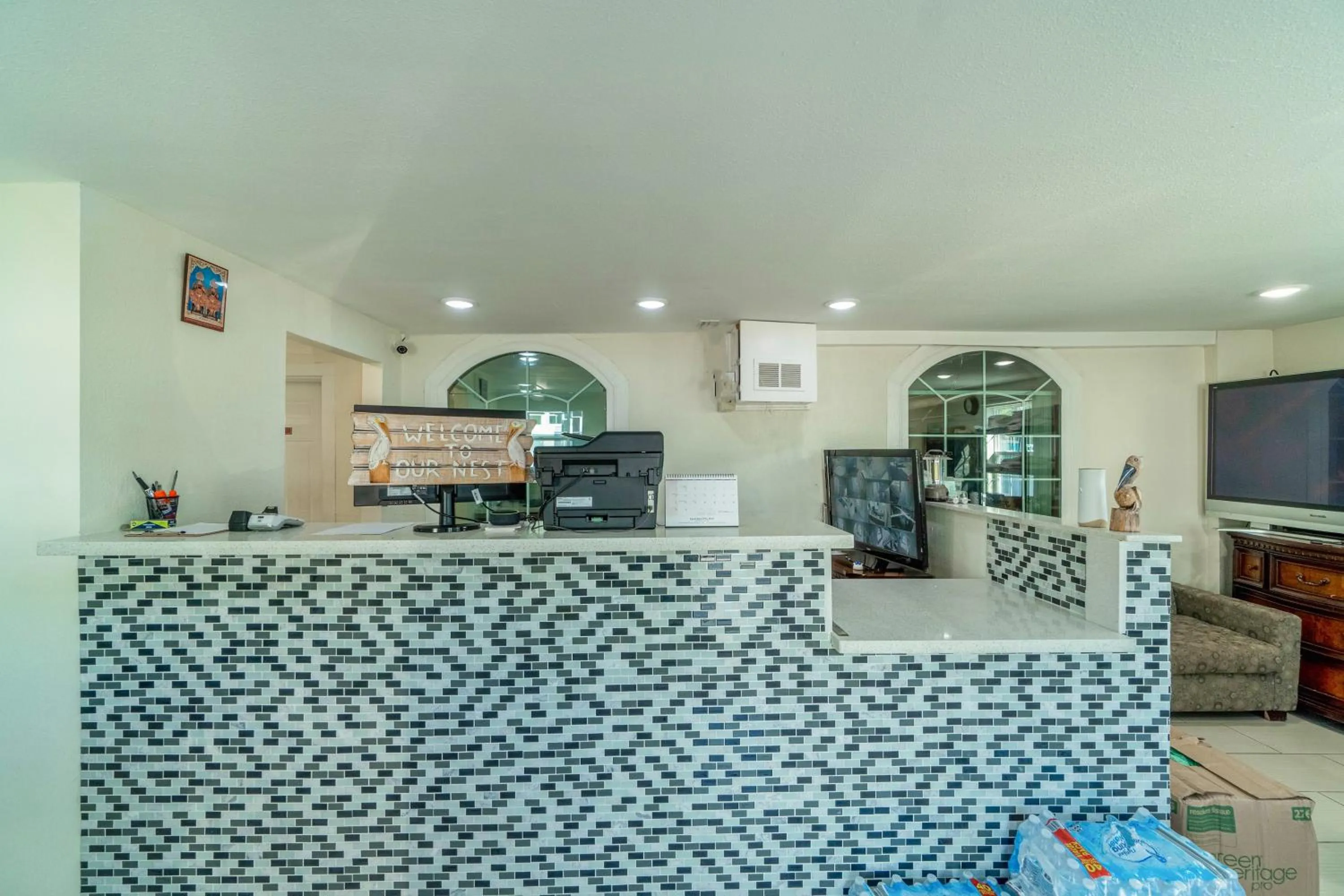 Lobby or reception in Pelican Inn by Belvilla Aransas Pass, TX