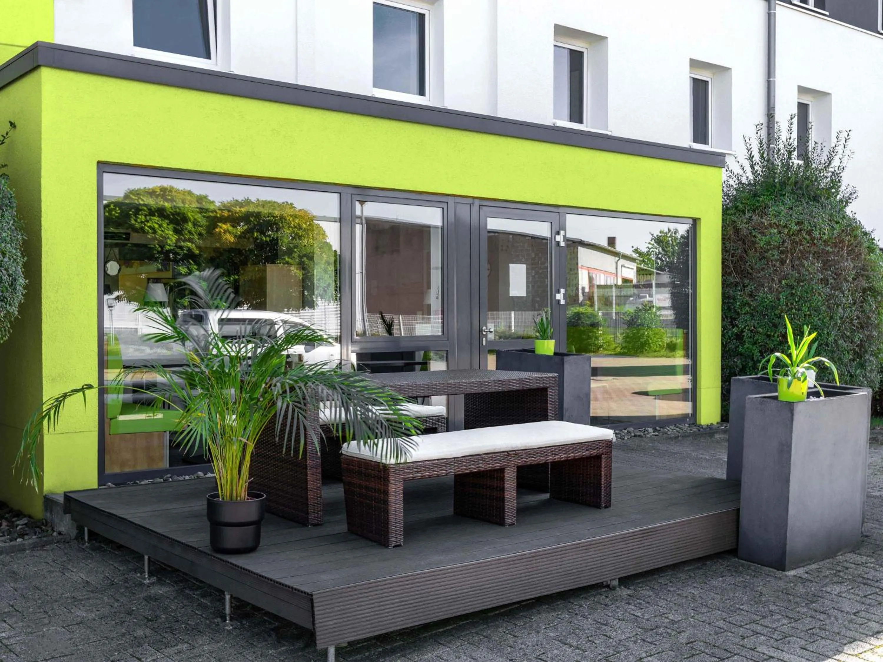 Balcony/Terrace in B&B Hotel Braunschweig-Nord