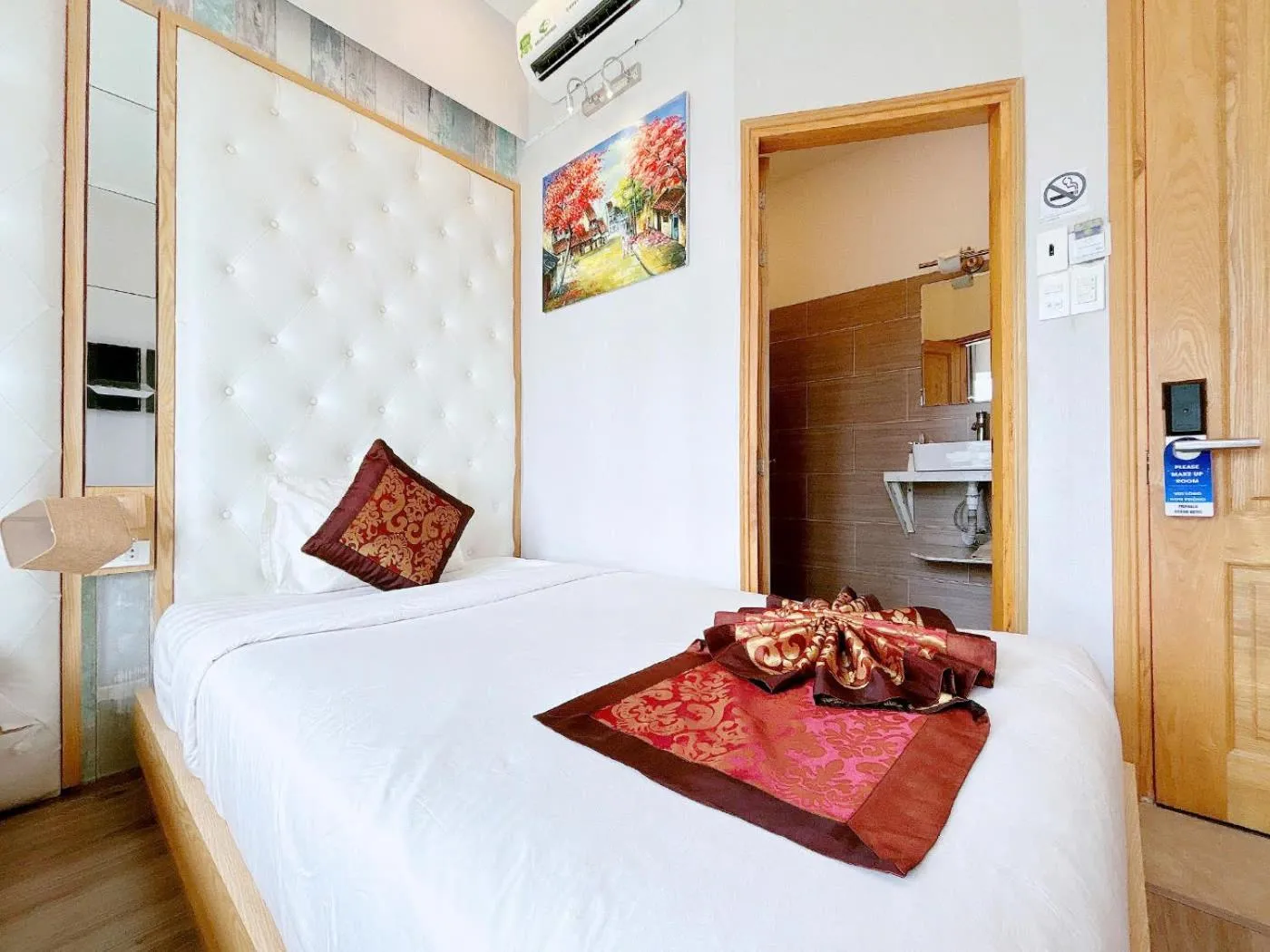 Bed in EMERALD OCEAN HOTEL