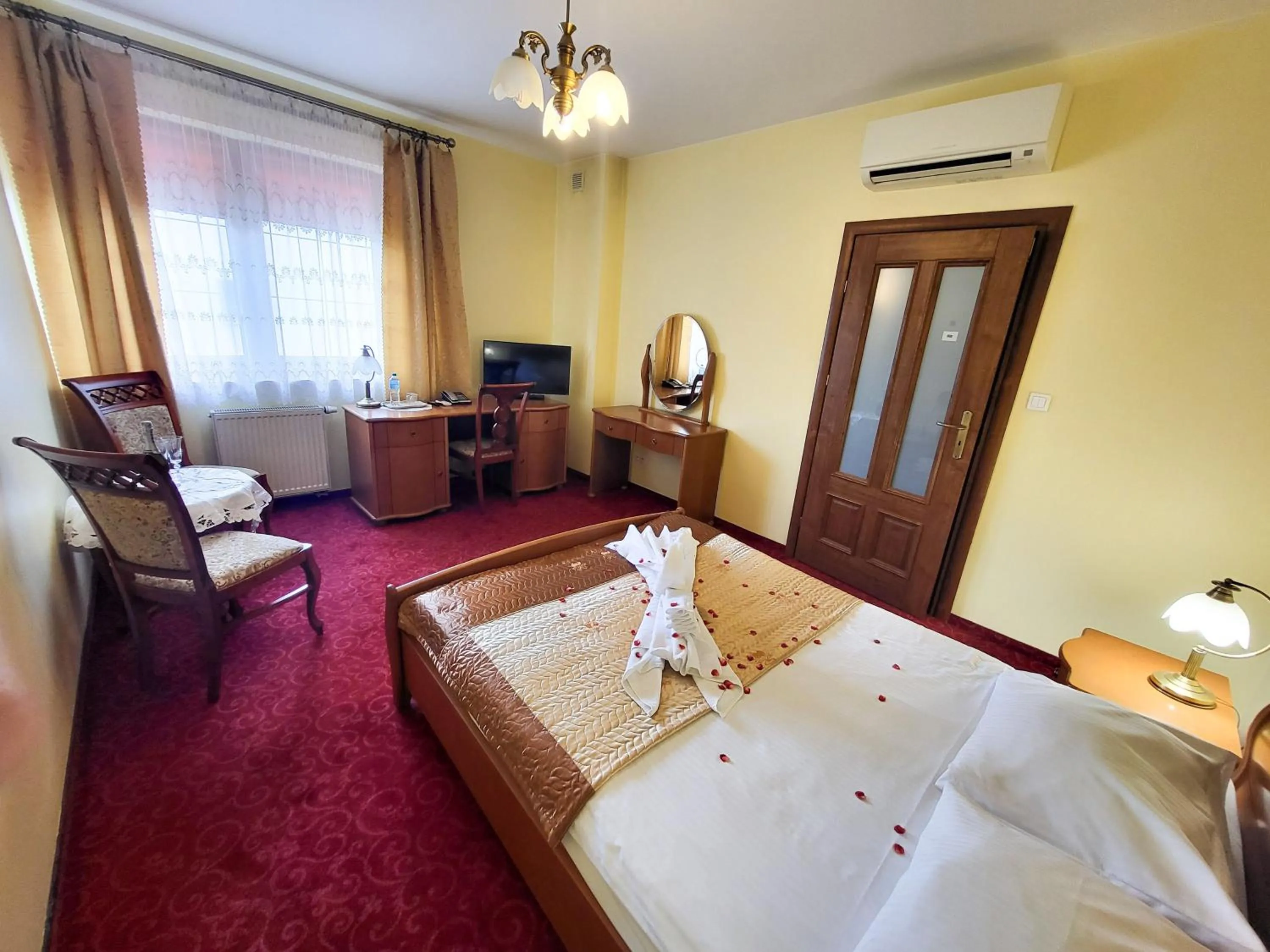 Bed in Hotel Hesperus