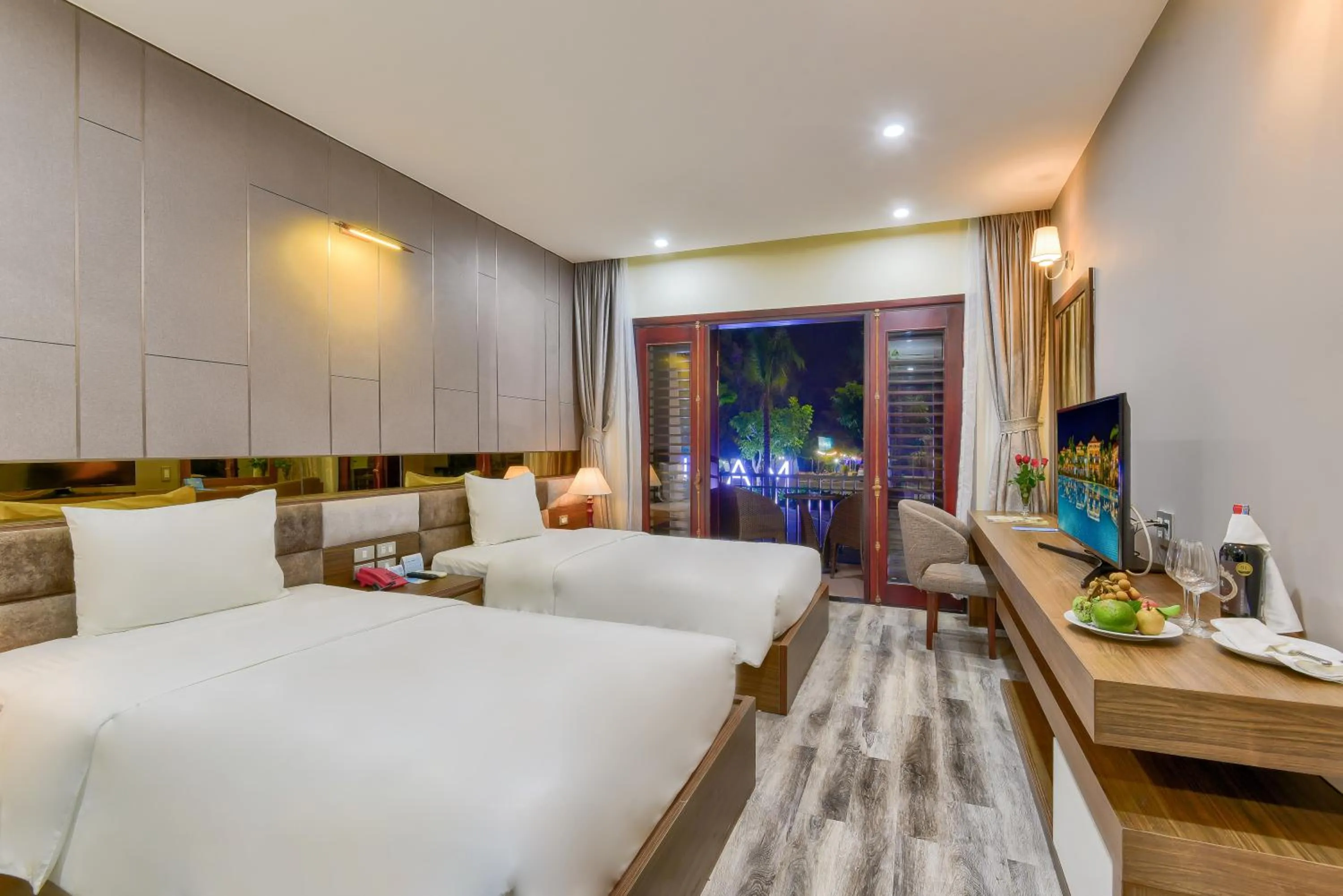 Photo of the whole room, Bed in MANLI Resort Quảng Bình