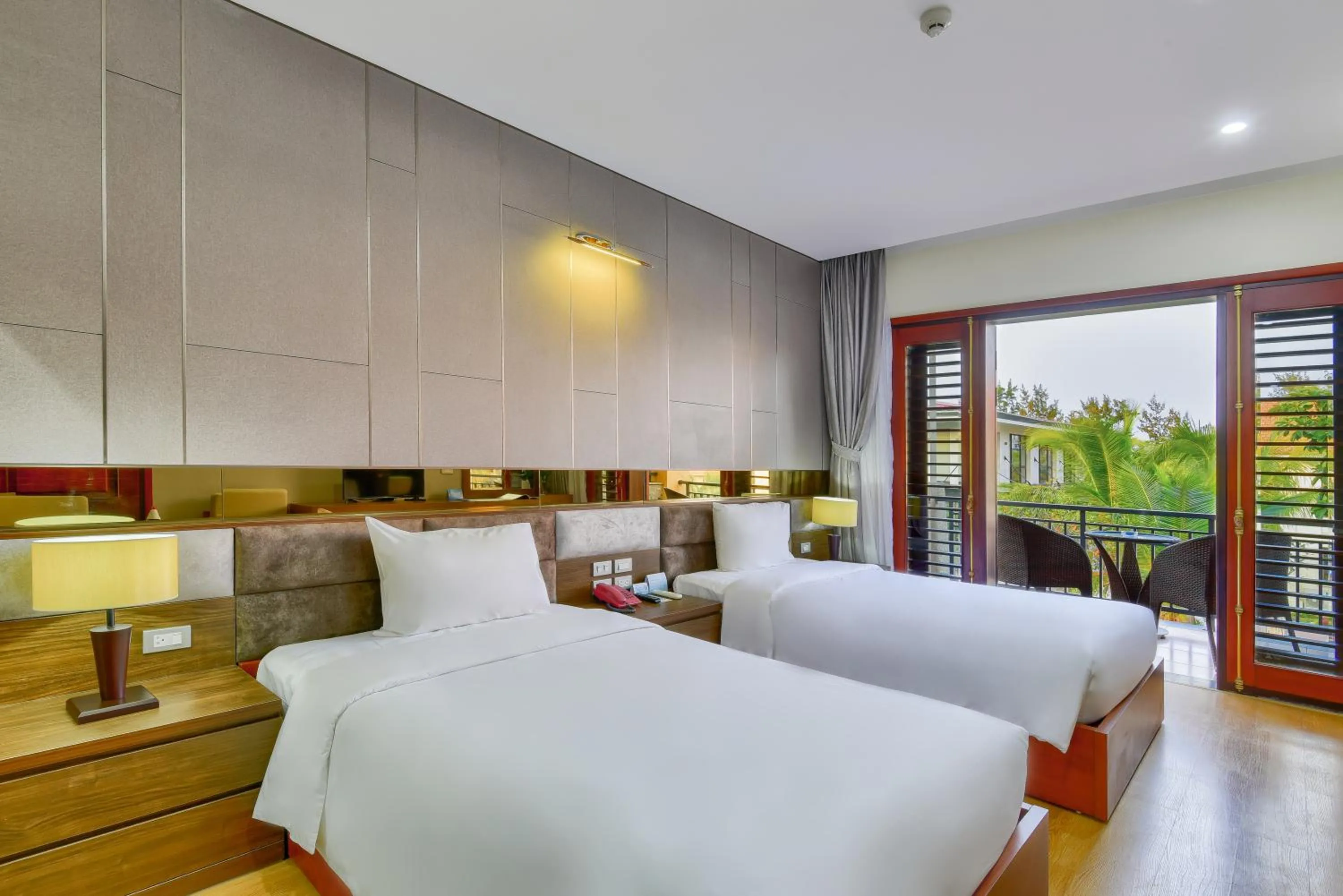 Photo of the whole room, Bed in MANLI Resort Quảng Bình