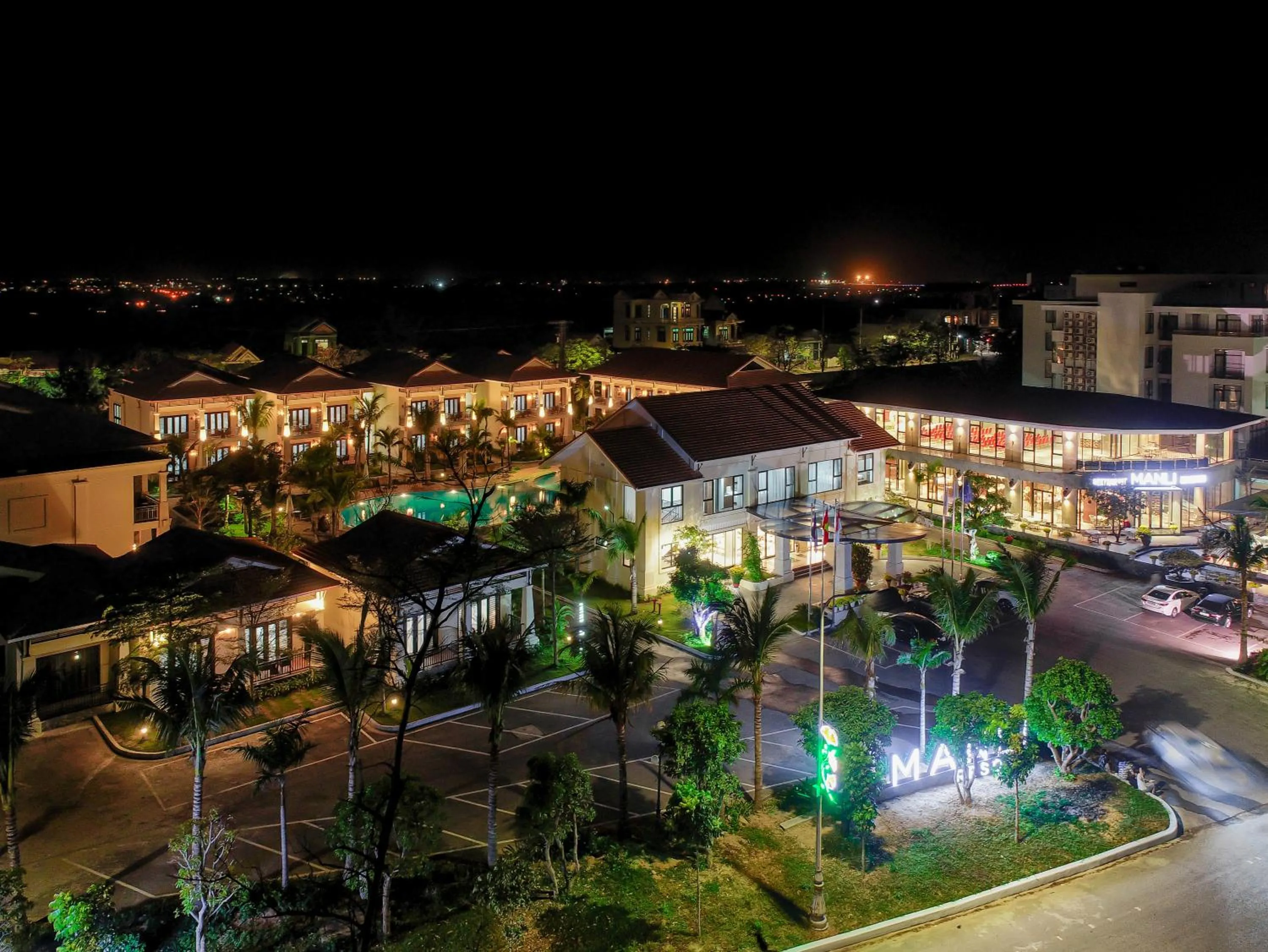 Facade/entrance in MANLI Resort Quảng Bình