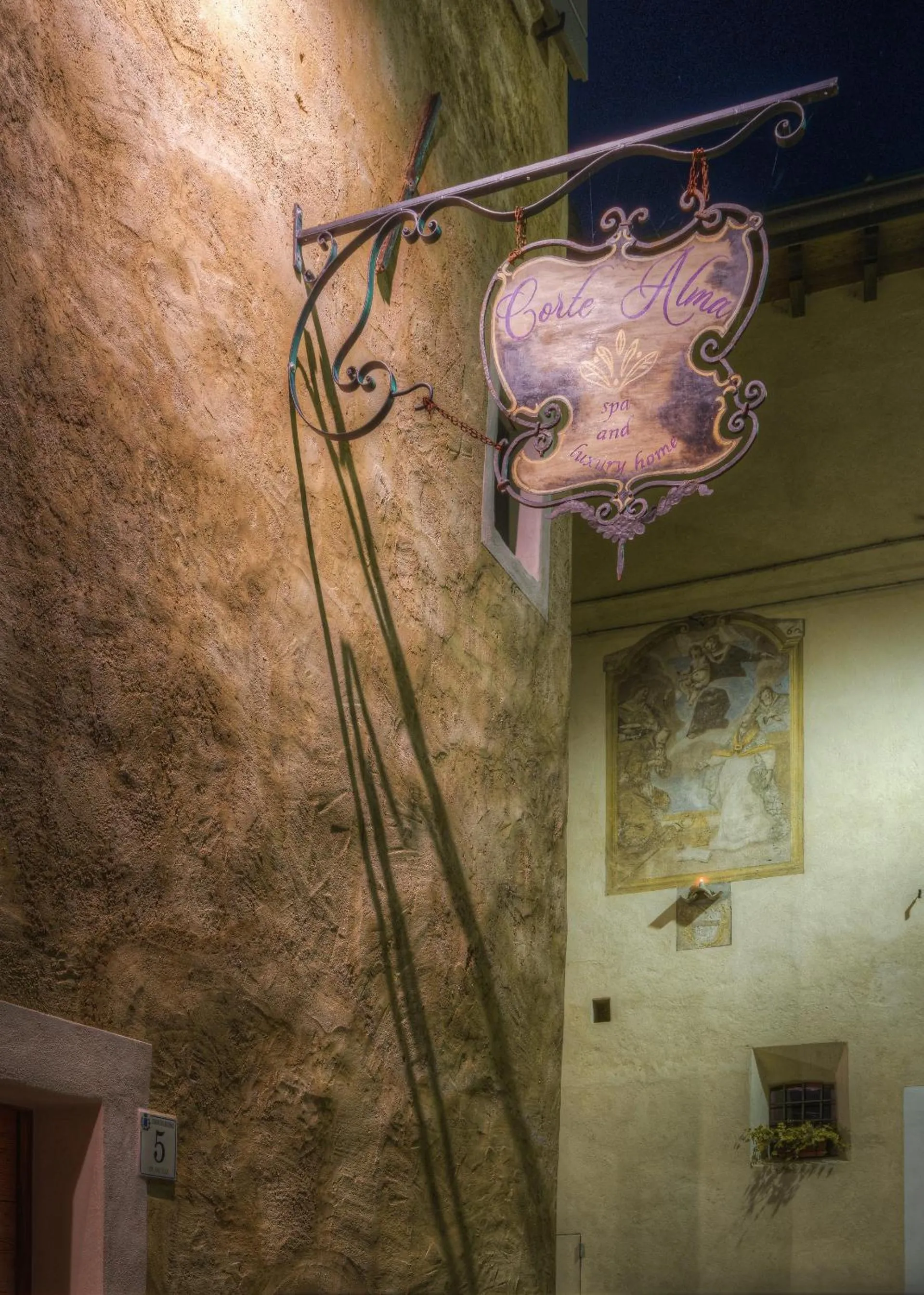 Property logo or sign in Corte Alma Spa and Luxury Home