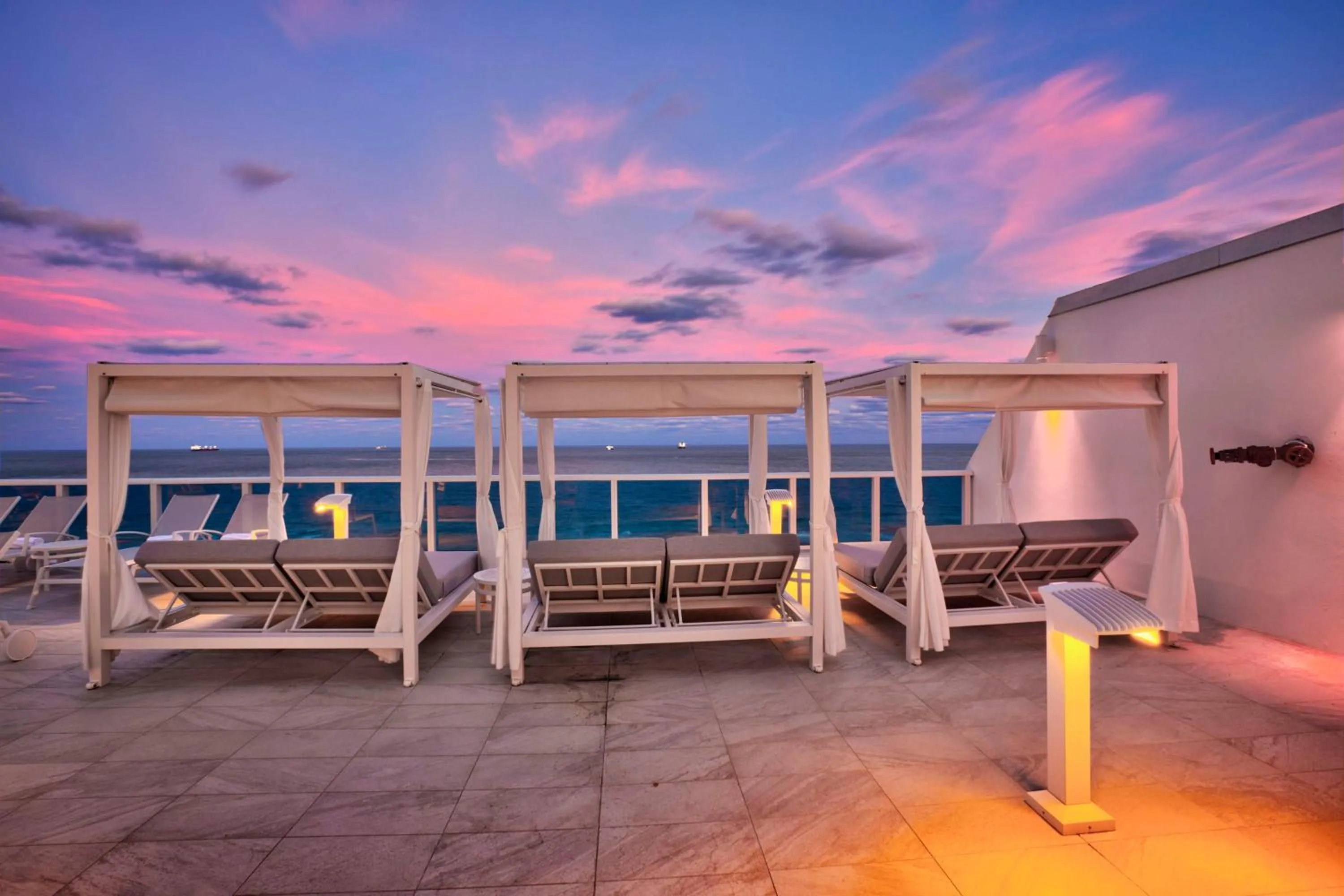 Patio in Hotel Maren Fort Lauderdale Beach, Curio Collection By Hilton