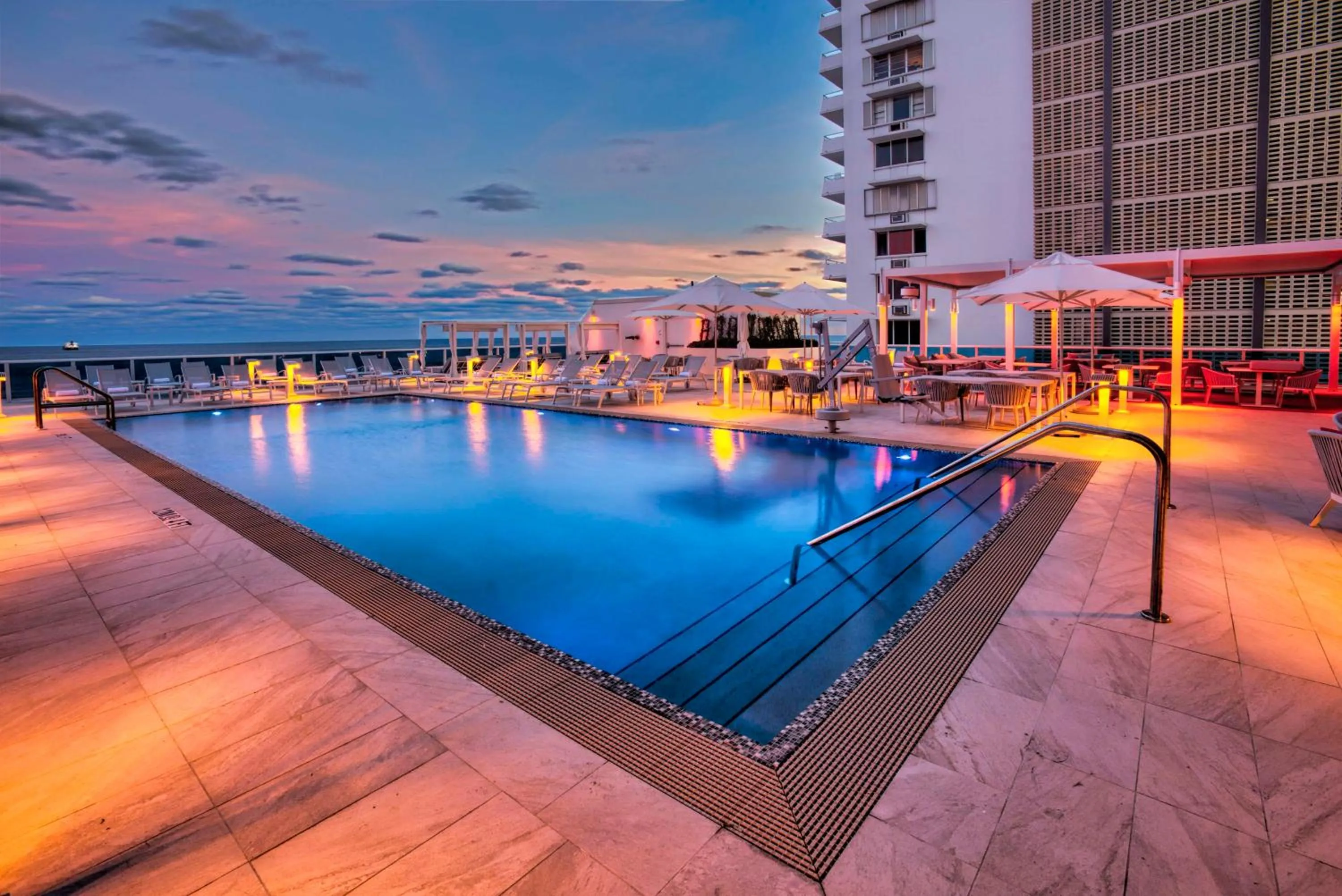 Pool view in Hotel Maren Fort Lauderdale Beach, Curio Collection By Hilton