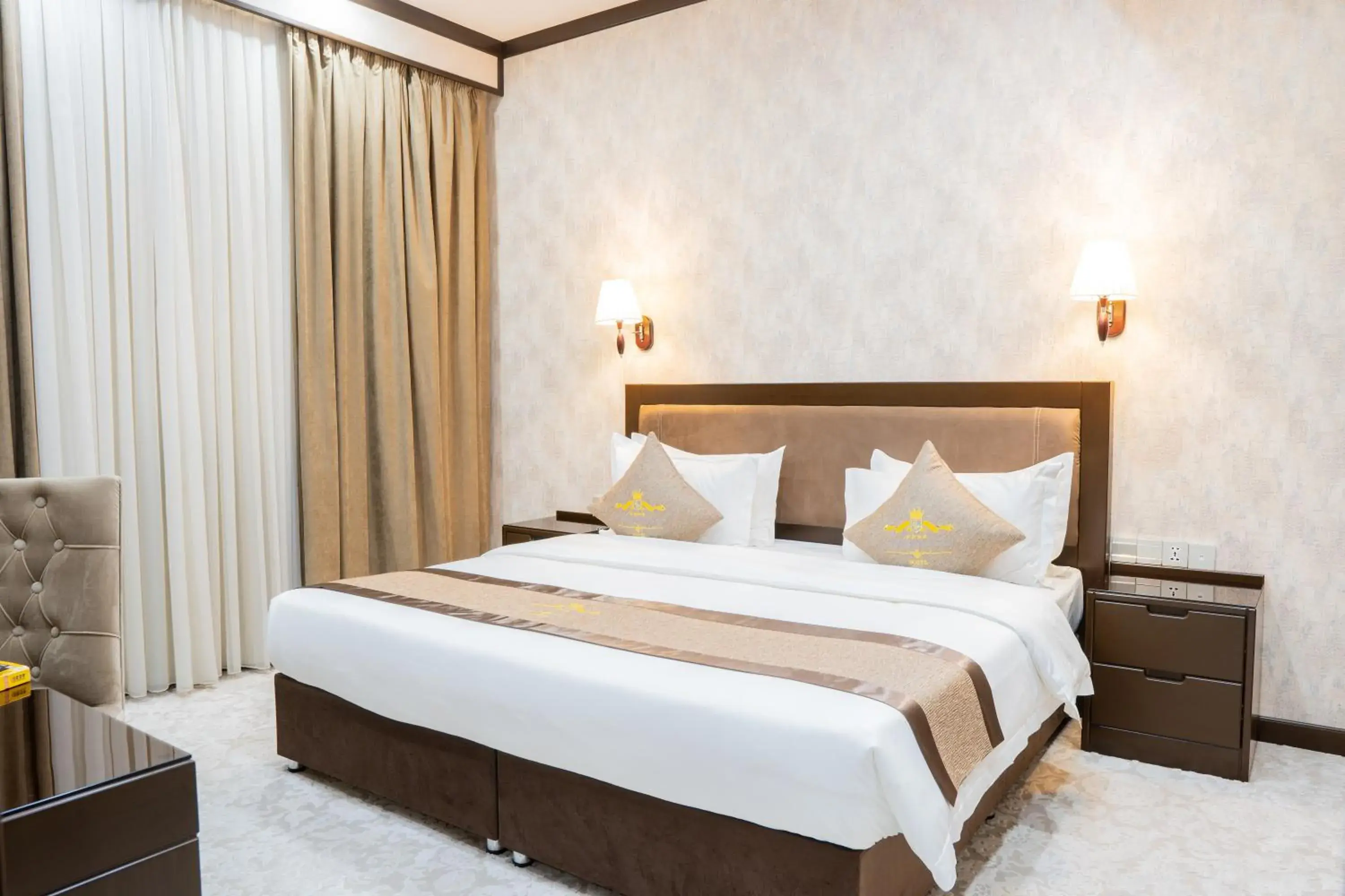 Bed in Qushbegi Plaza Hotel Bed in Qushbegi Plaza Hotel