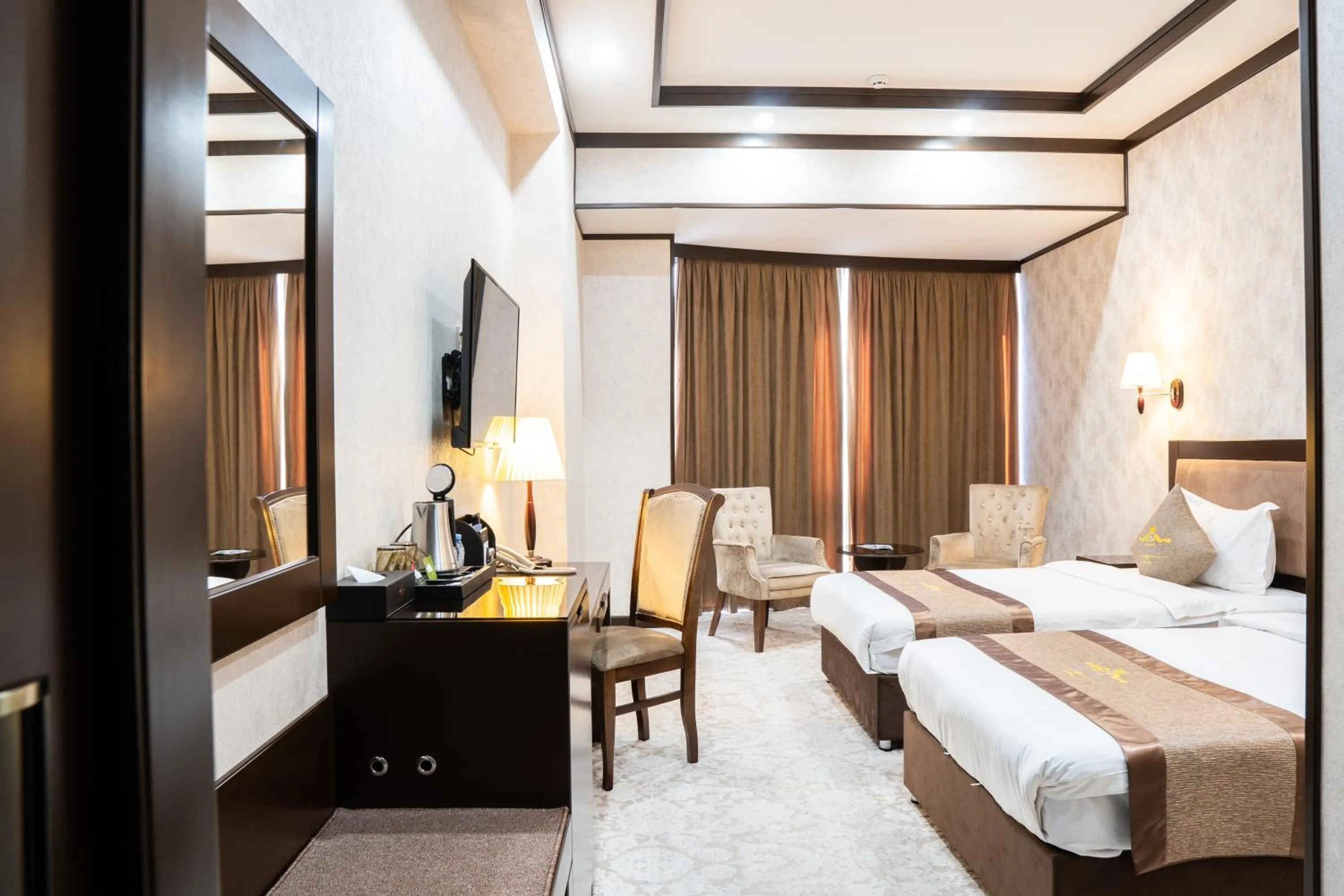 Photo of the whole room, Bed in Qushbegi Plaza Hotel