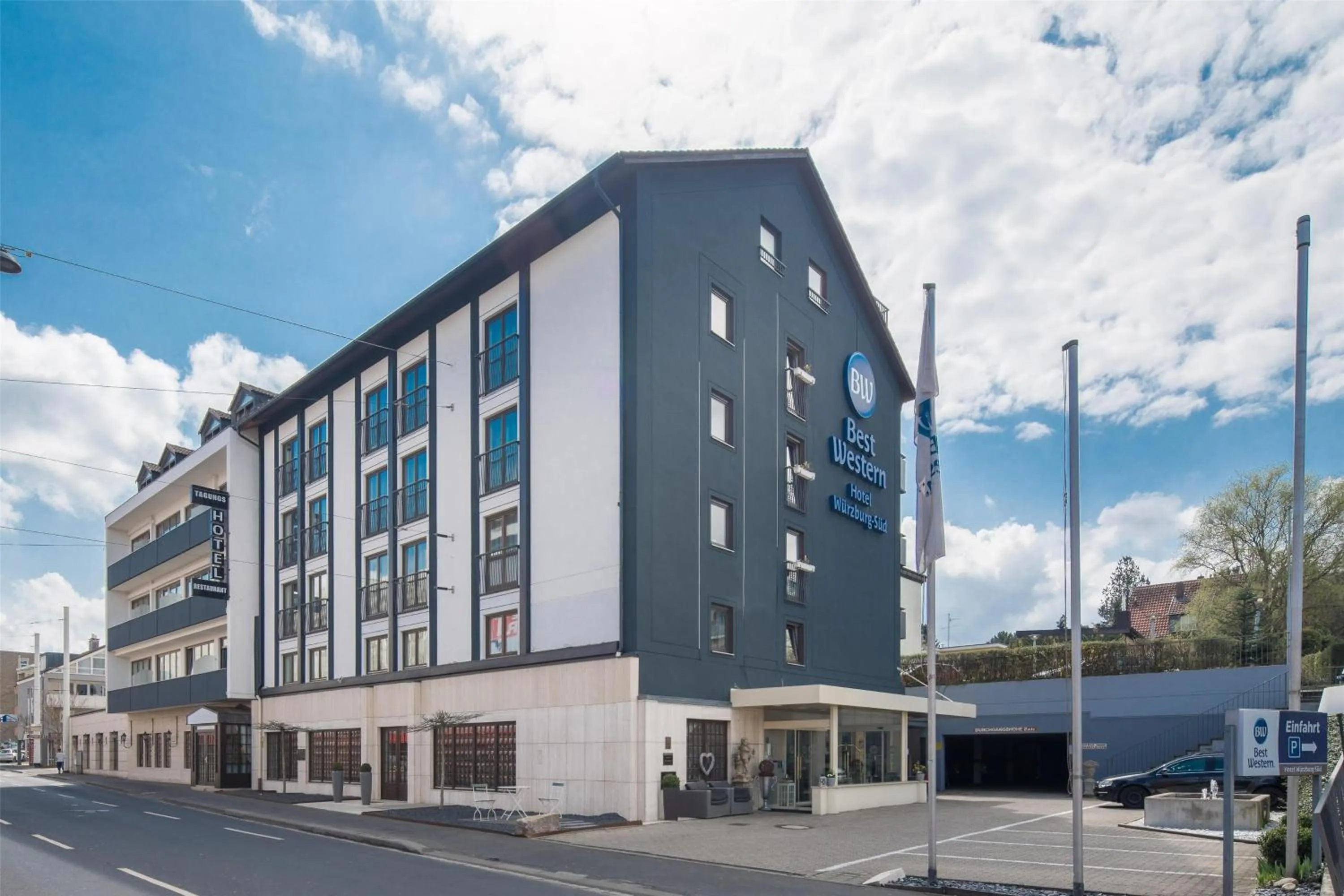 Property building in Best Western Hotel Würzburg-Süd