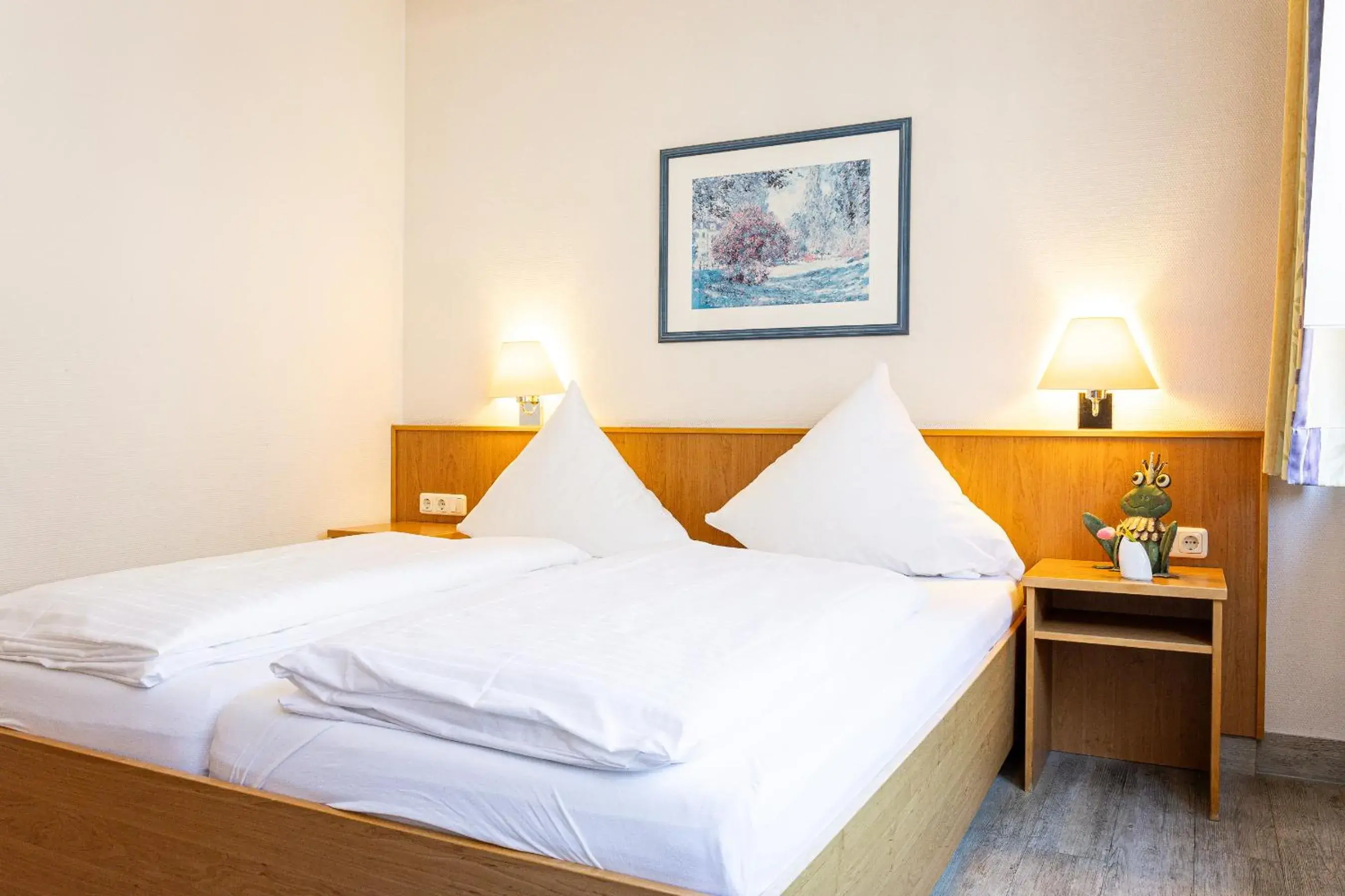 Bed in Hotel Aulmann Bed in Hotel Aulmann