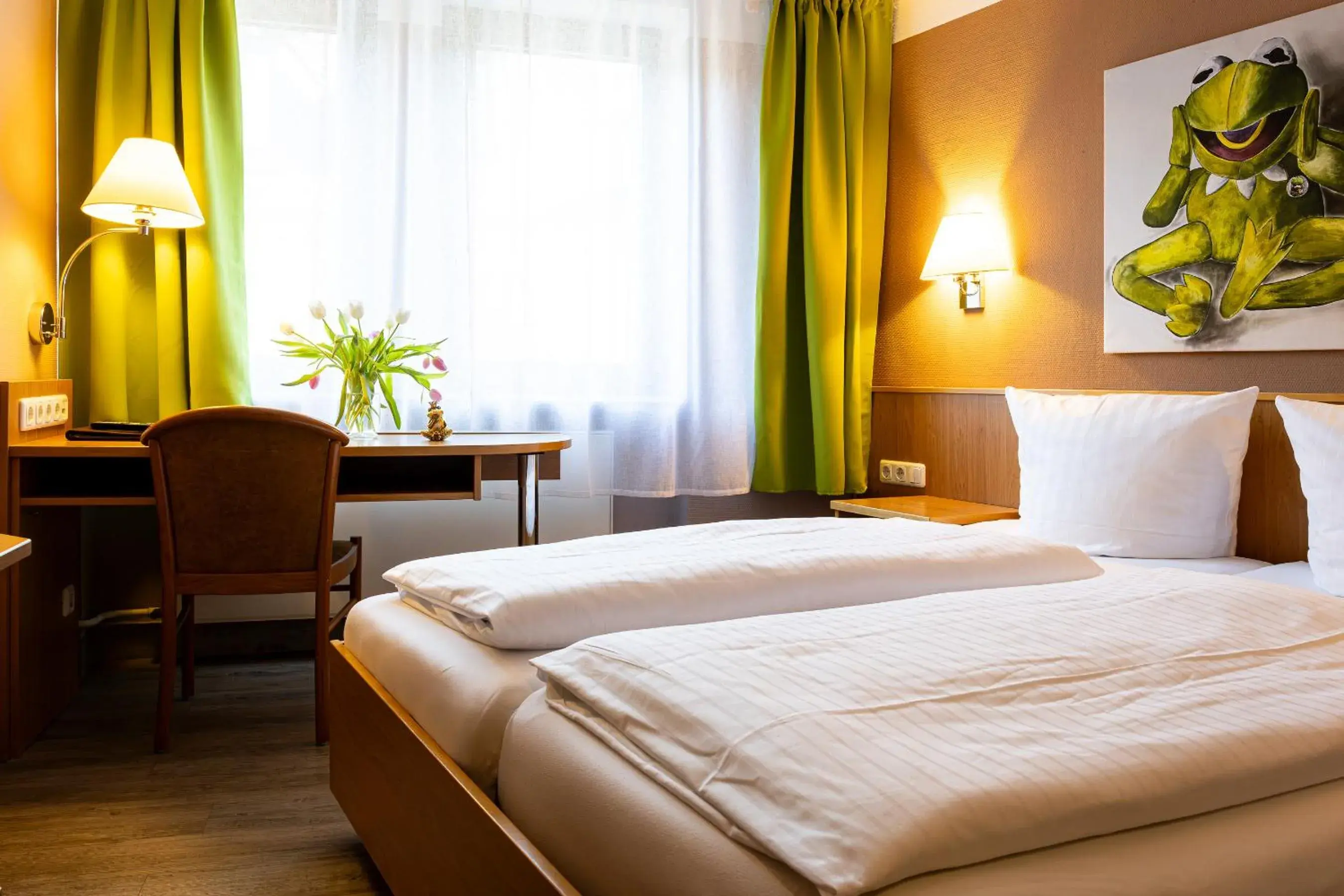 Photo of the whole room, Bed in Hotel Aulmann Photo of the whole room, Bed in Hotel Aulmann