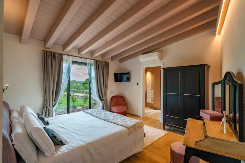 Bedroom, Bed in Relais Villa dei Gelsi & Spa