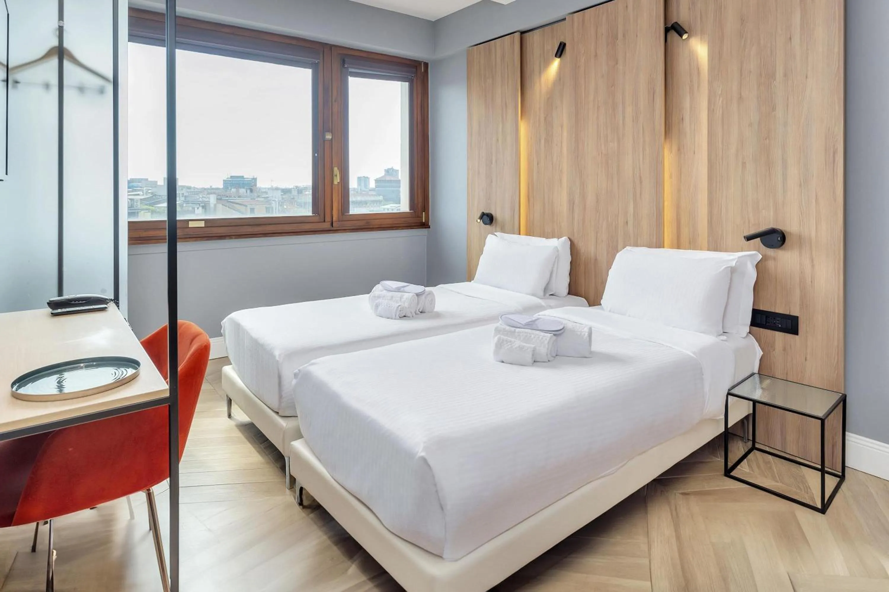 Photo of the whole room, Bed in B&B Hotel Milano City Center Duomo