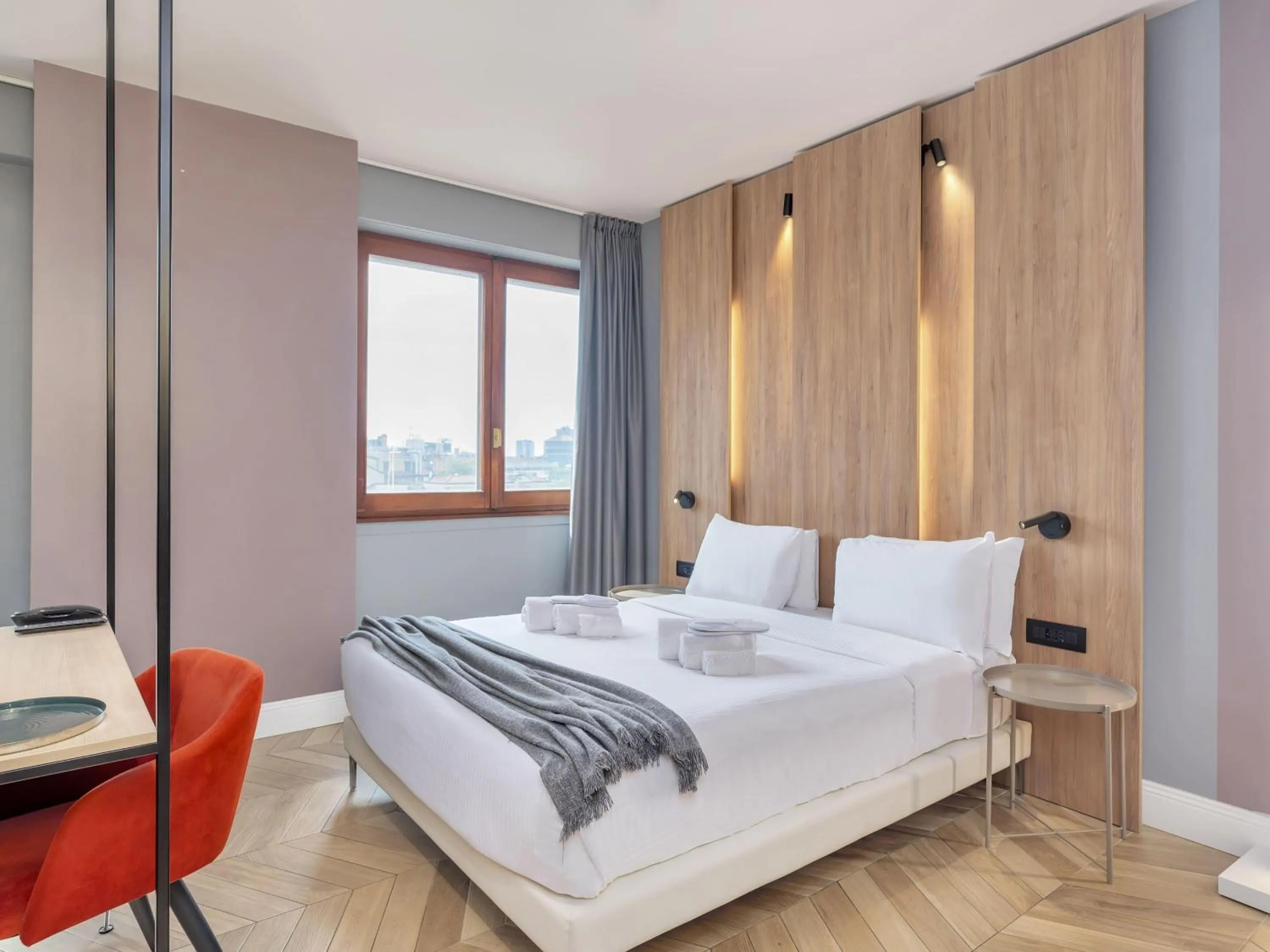 Photo of the whole room, Bed in B&B Hotel Milano City Center Duomo