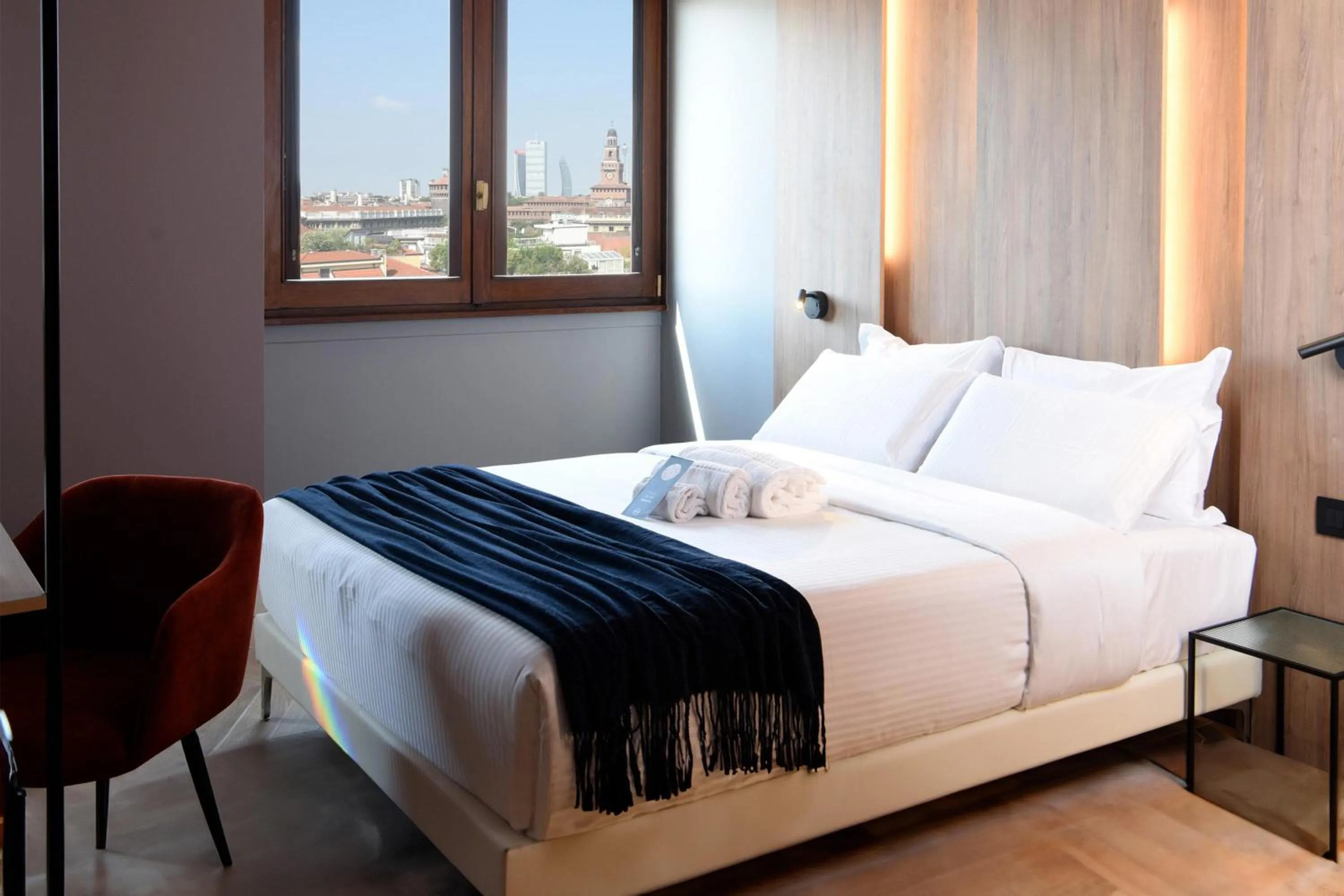 Photo of the whole room, Bed in B&B Hotel Milano City Center Duomo