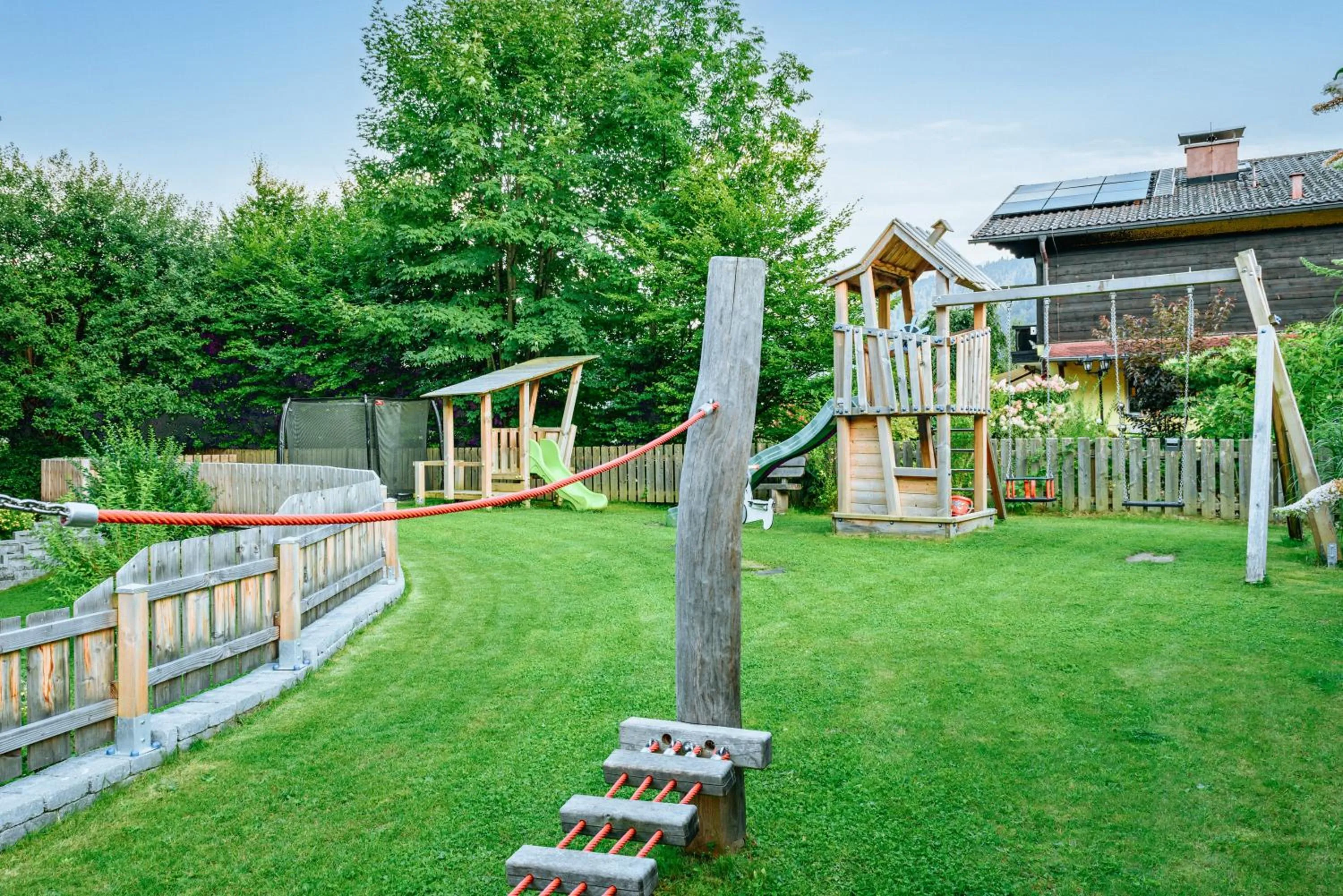 Children play ground in Obermühle 4*S Boutique Resort