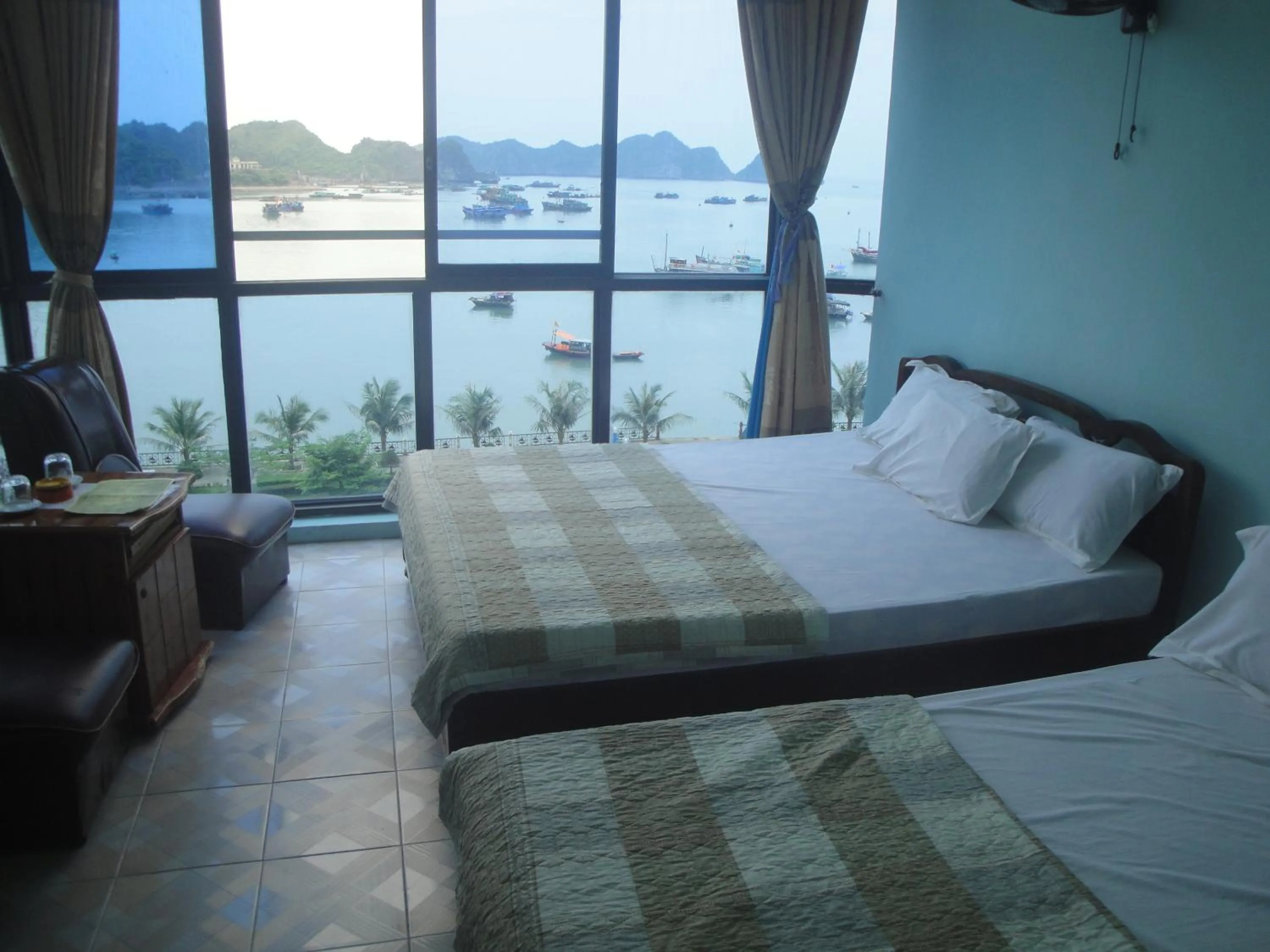 View (from property/room), Bed in Phuong Mai Family Hotel