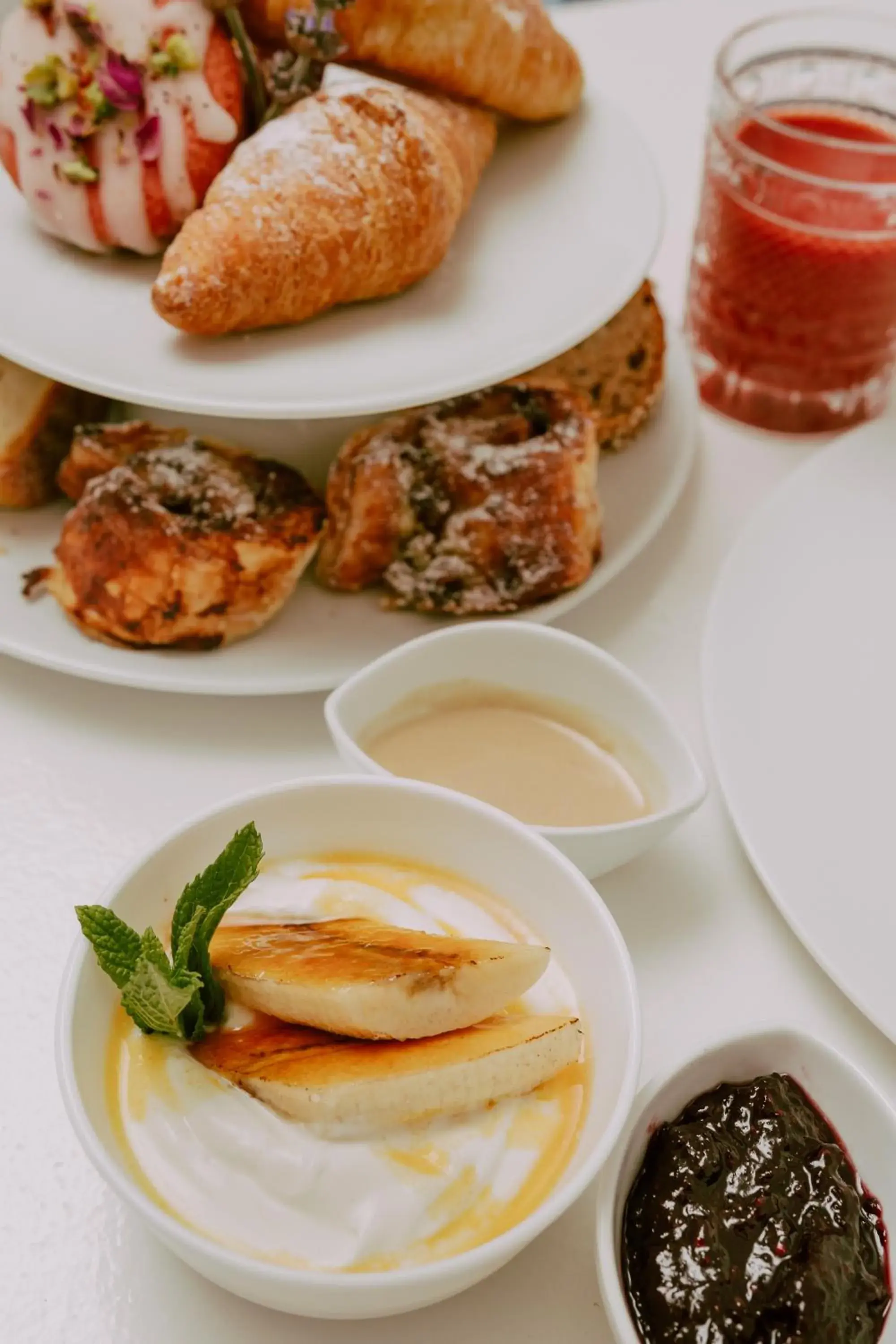 Breakfast in Amphitrite Suites Santorini Breakfast in Amphitrite Suites Santorini