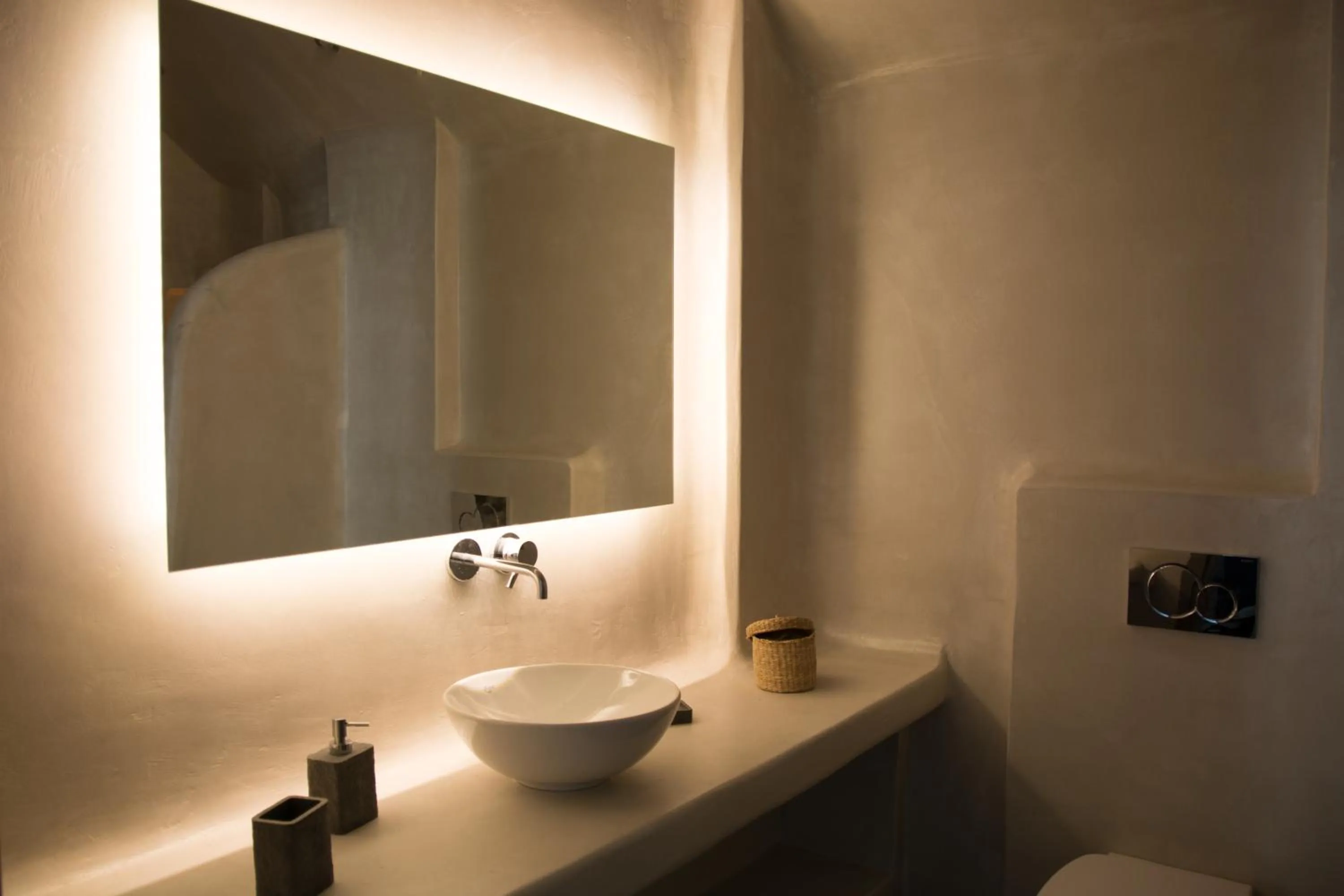 Bathroom in Amphitrite Suites Santorini