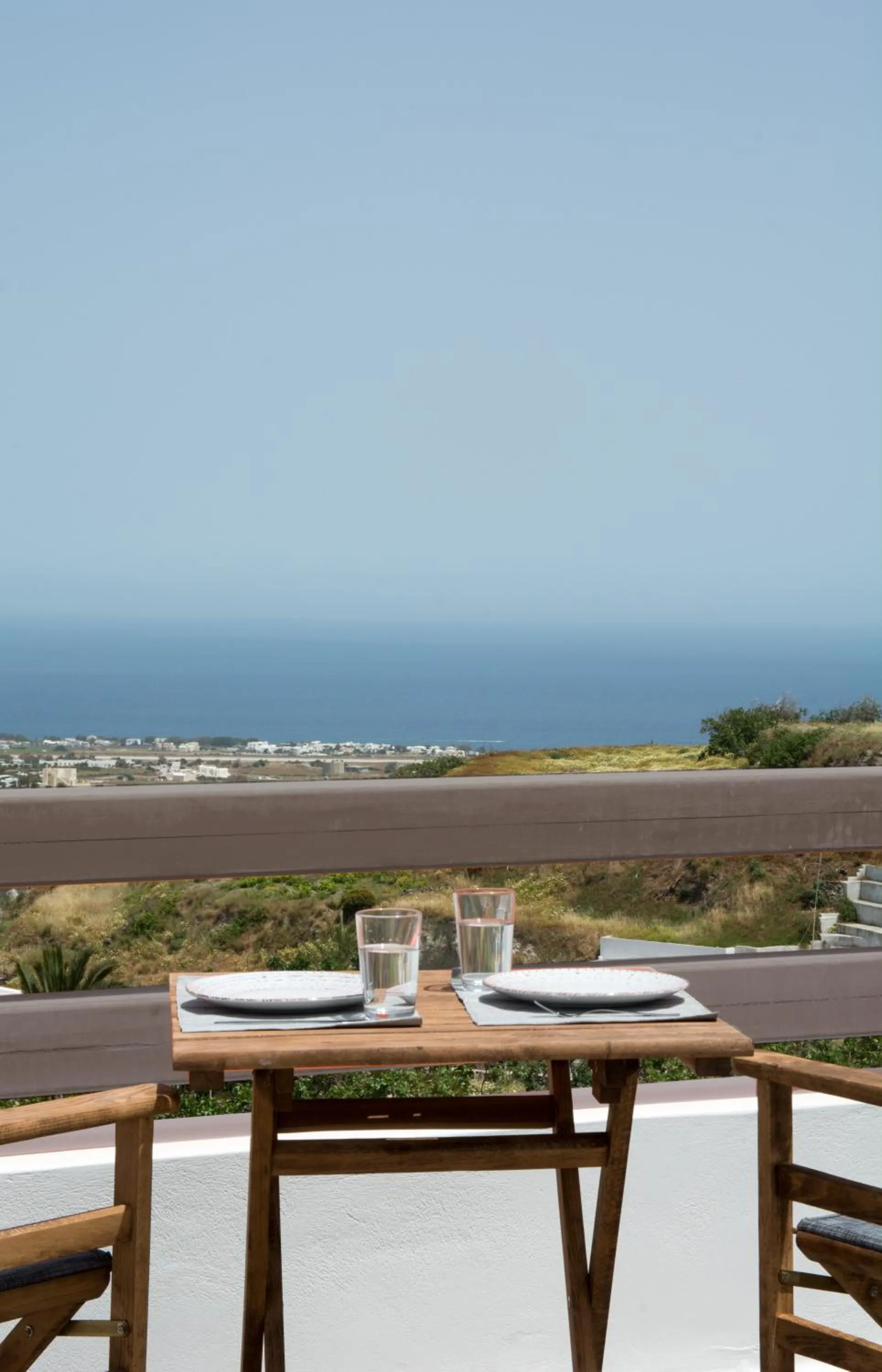 Balcony/Terrace in Amphitrite Suites Santorini