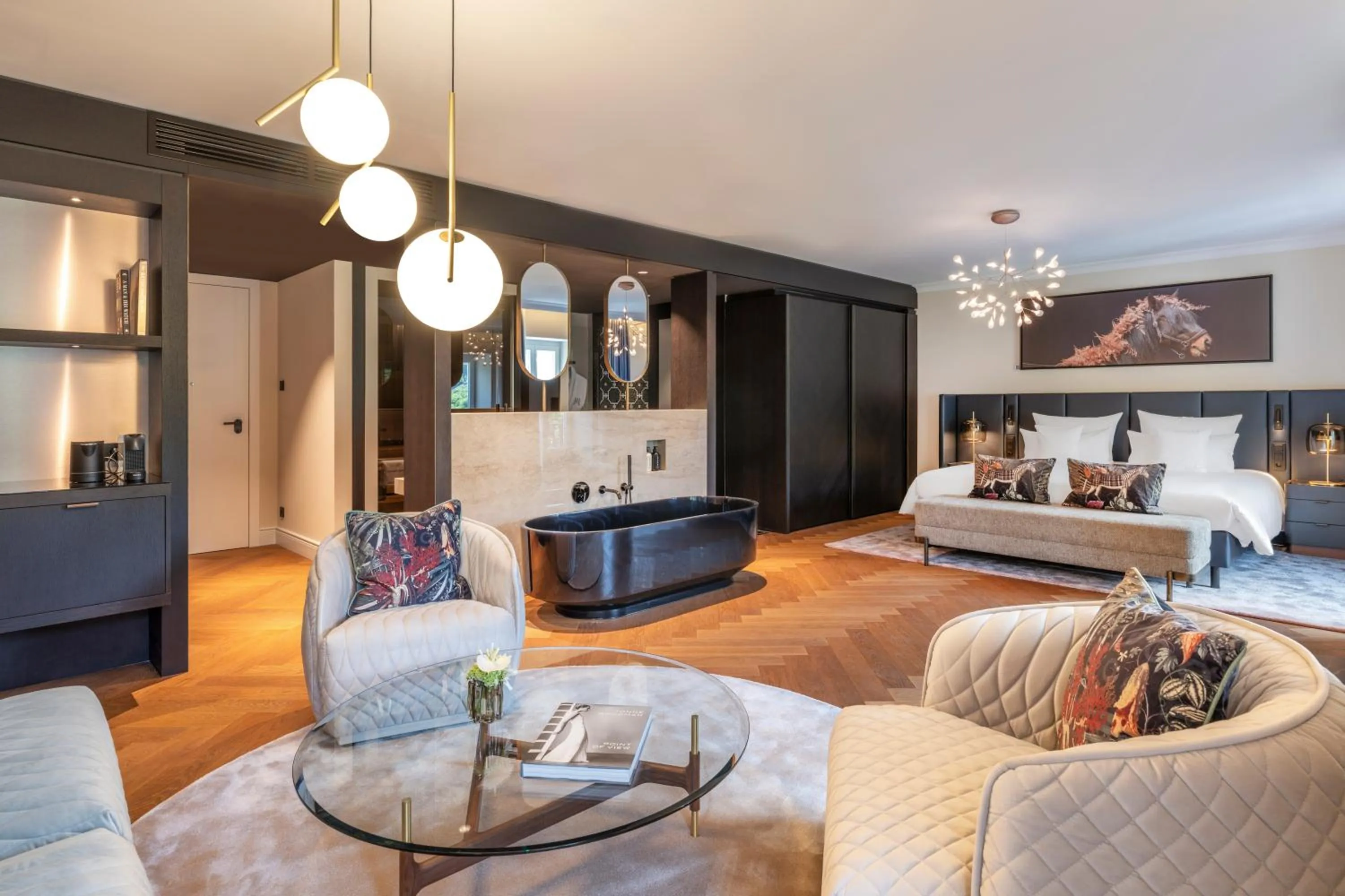 Living room in Steigenberger Icon Europäischer Hof Baden Baden