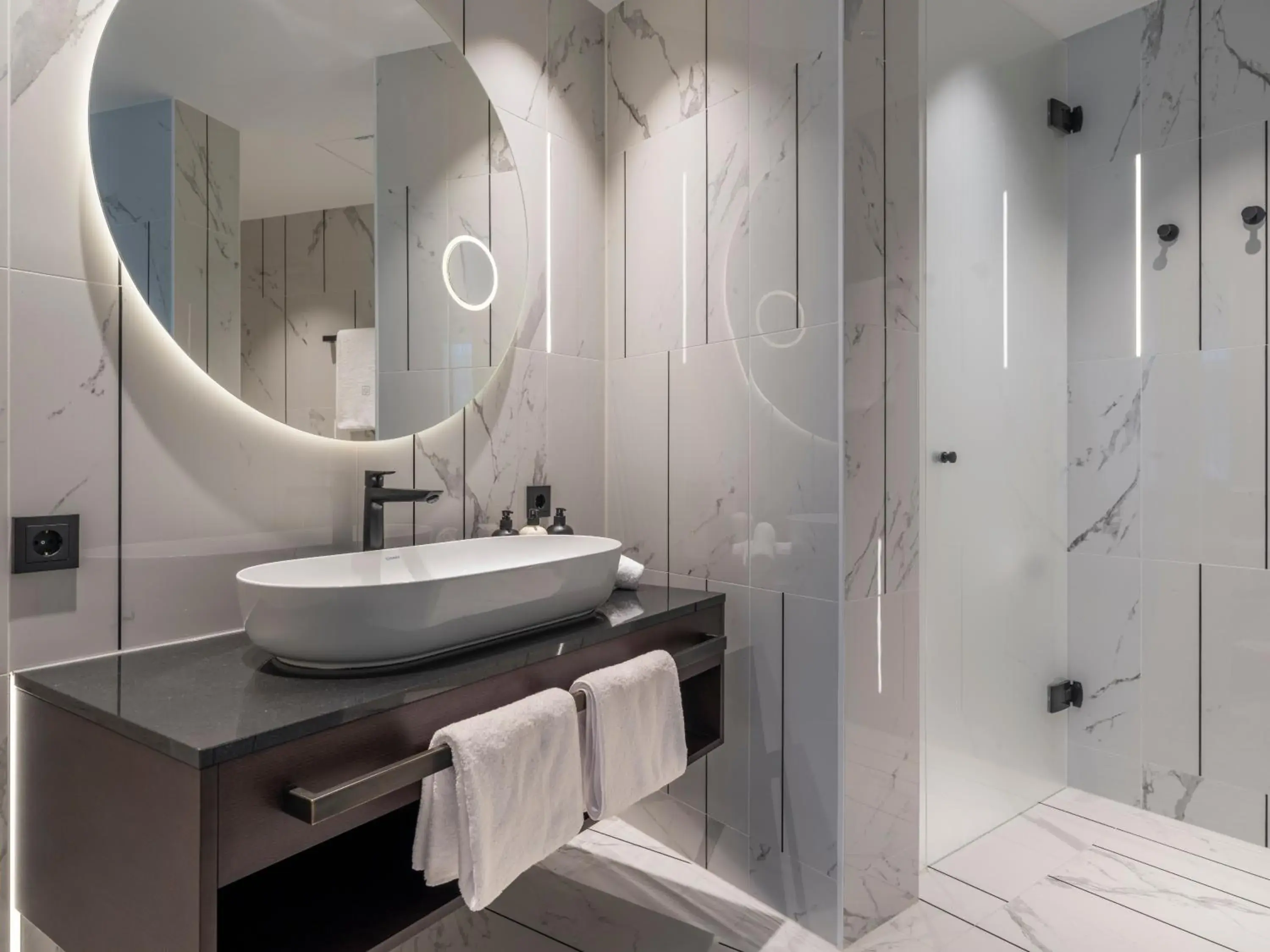 Bathroom in Steigenberger Icon Europäischer Hof Baden Baden Bathroom in Steigenberger Icon Europäischer Hof Baden Baden