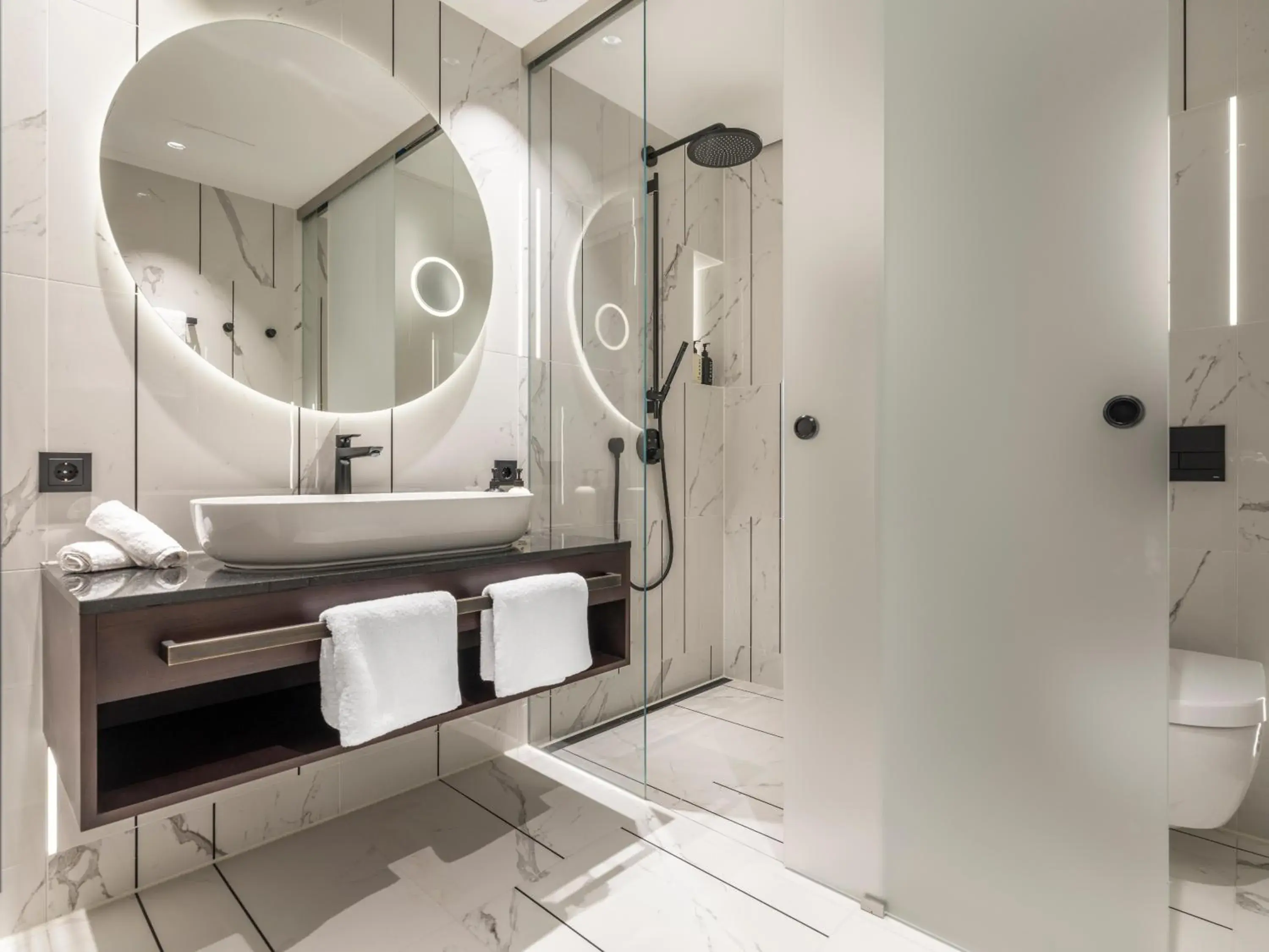 Bathroom in Steigenberger Icon Europäischer Hof Baden Baden Bathroom in Steigenberger Icon Europäischer Hof Baden Baden