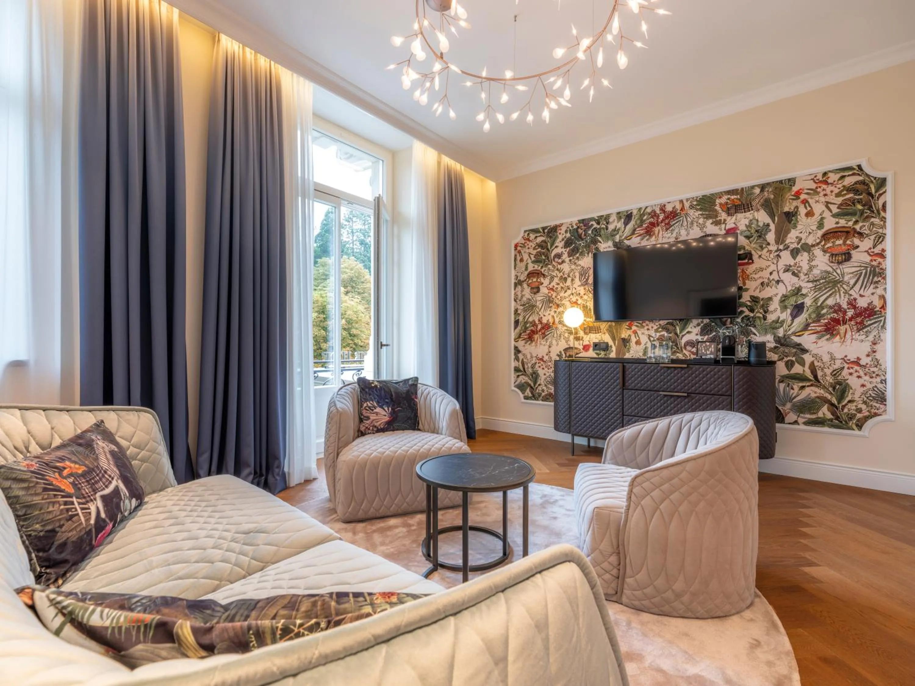 Living room in Steigenberger Icon Europäischer Hof Baden Baden