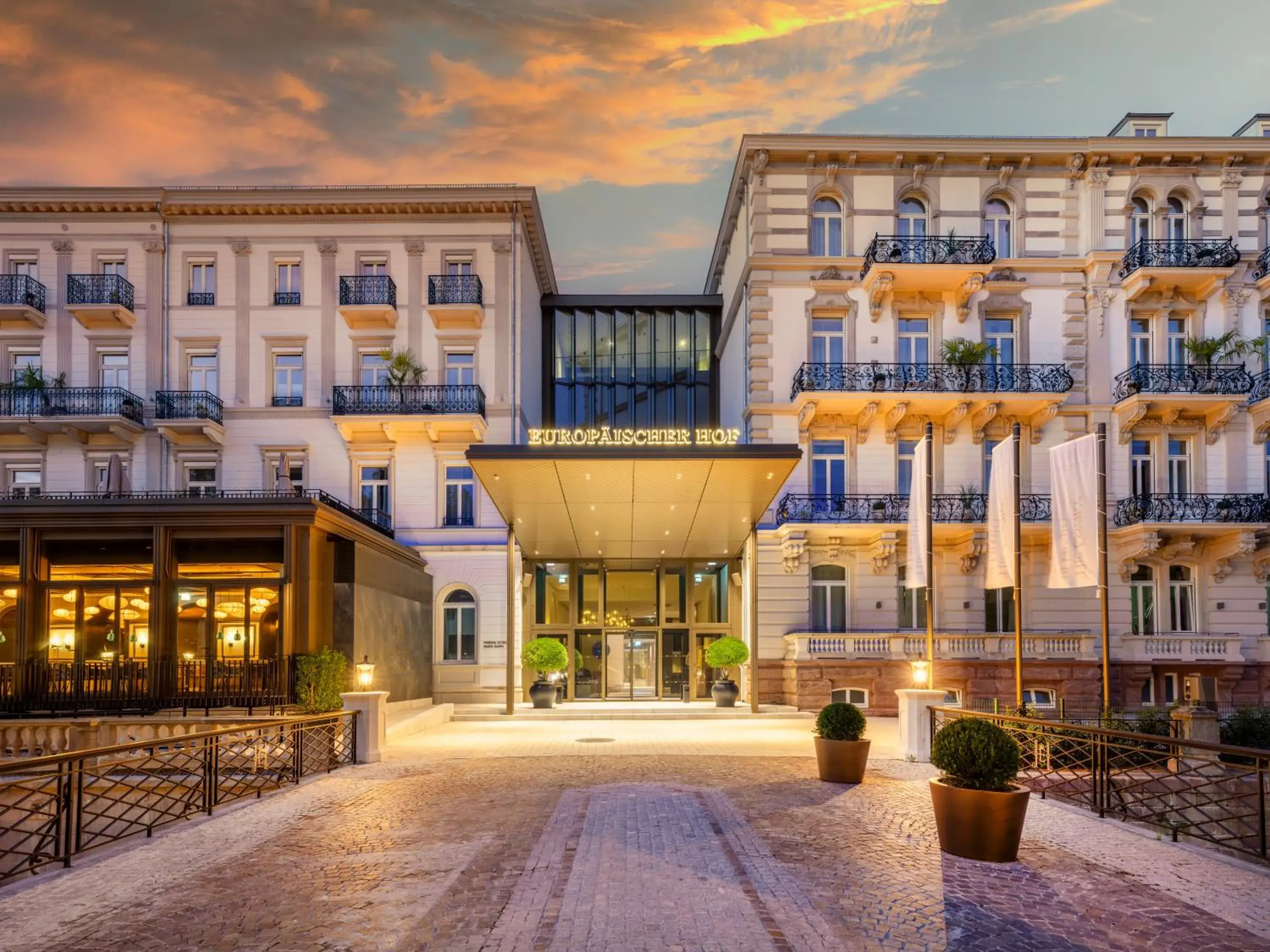 Property building in Steigenberger Icon Europäischer Hof Baden Baden Property building in Steigenberger Icon Europäischer Hof Baden Baden