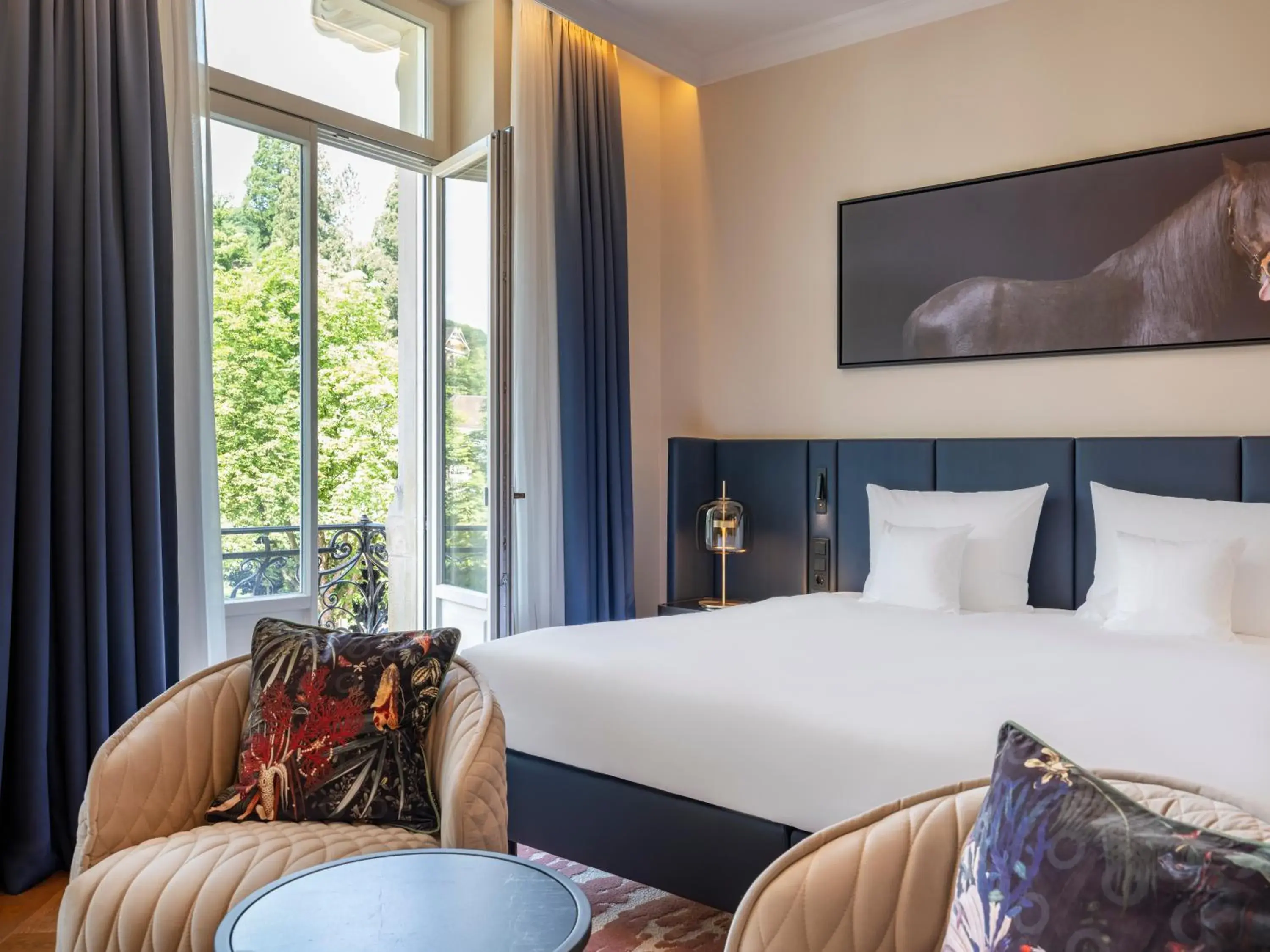 Bed in Steigenberger Icon Europäischer Hof Baden Baden Bed in Steigenberger Icon Europäischer Hof Baden Baden