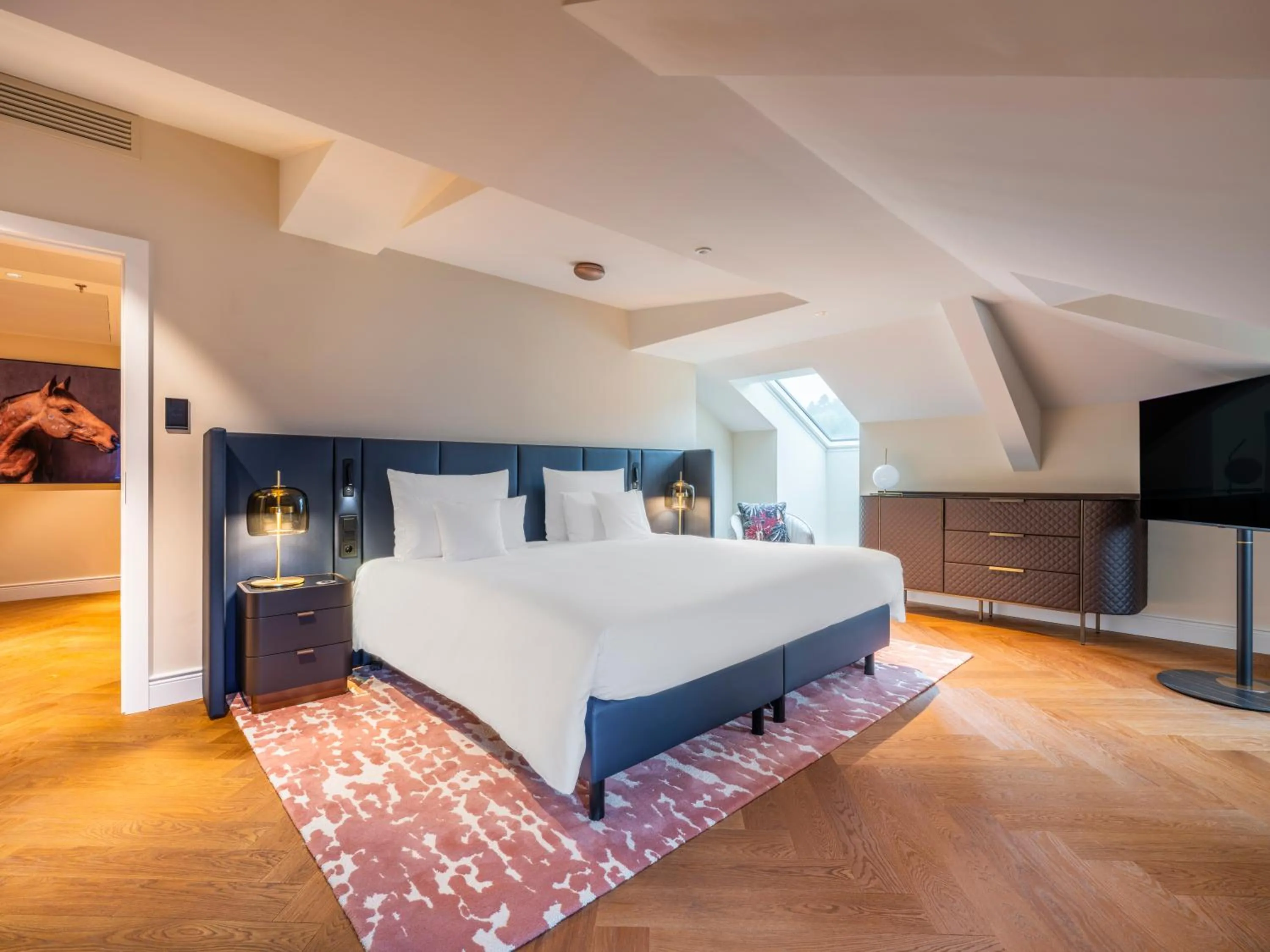 Bed in Steigenberger Icon Europäischer Hof Baden Baden