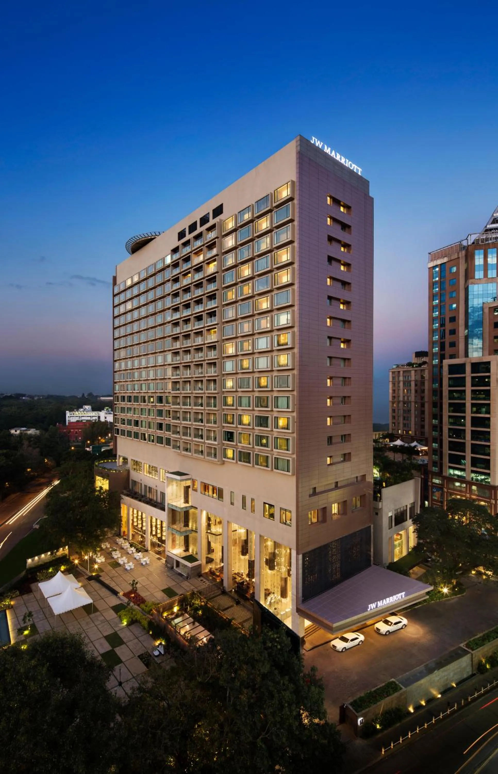 Property building in JW Marriott Hotel Bengaluru