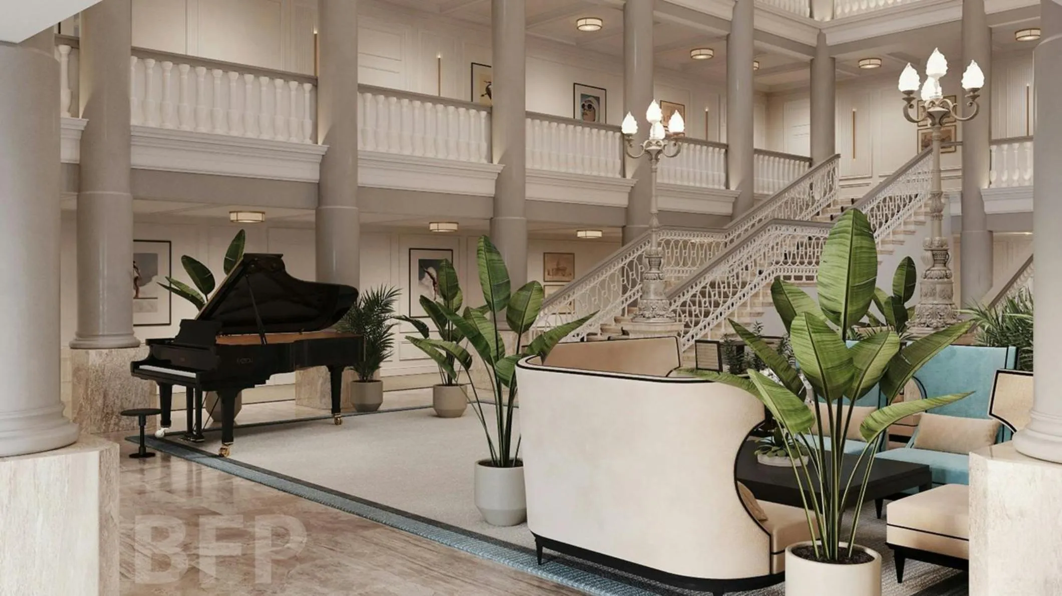 Lobby or reception in Badischer Hof Baden-Baden - Leonardo Limited Edition