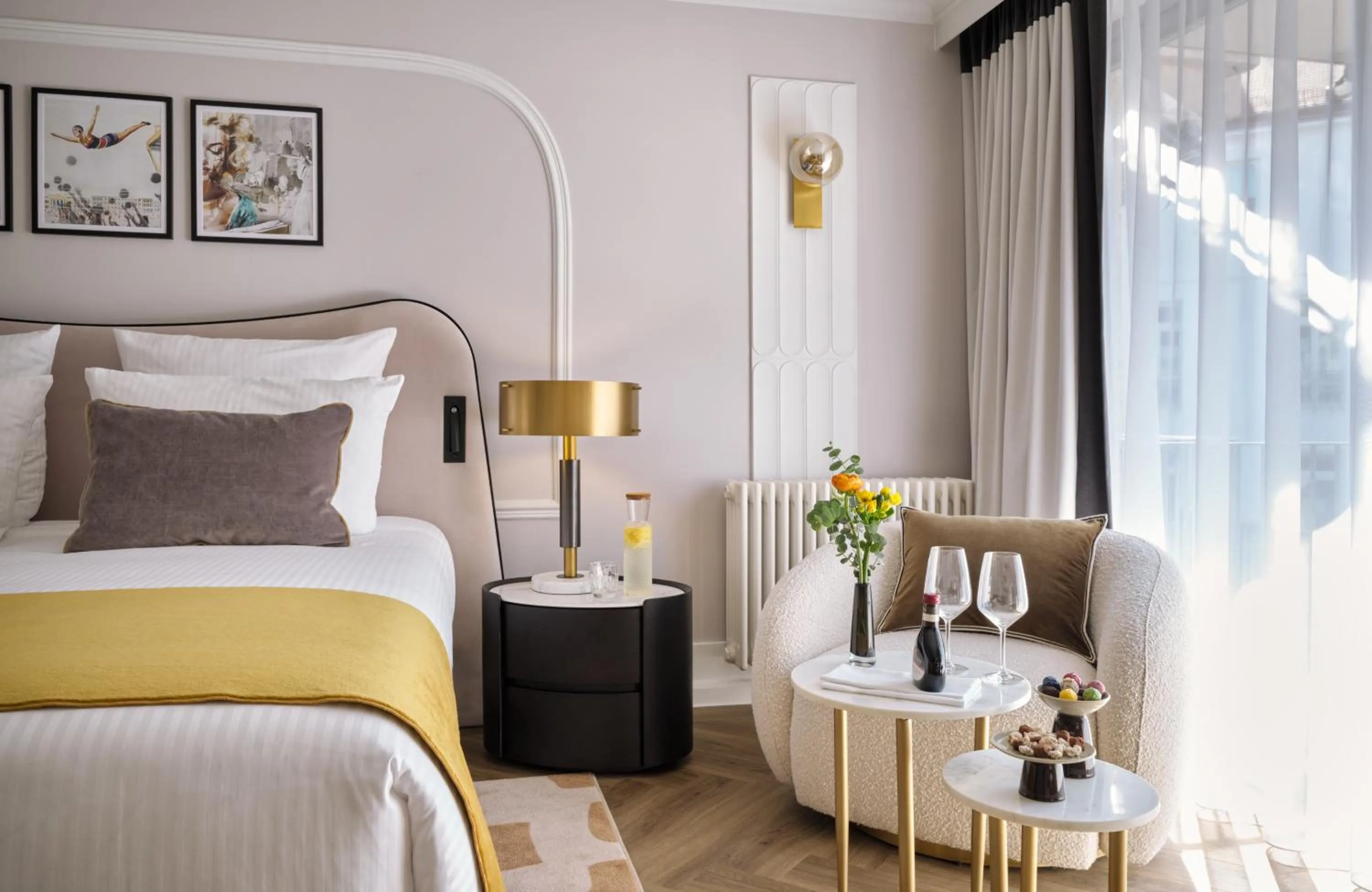 Bed in Badischer Hof Baden-Baden - Leonardo Limited Edition